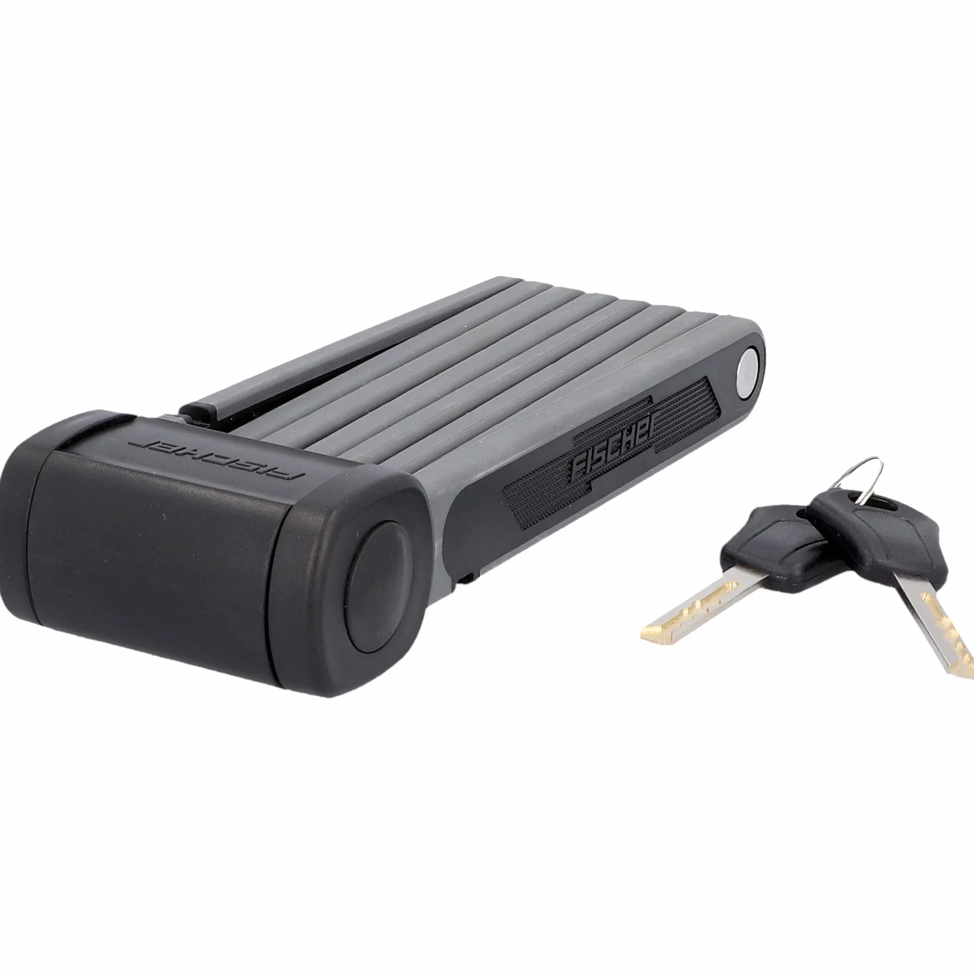 FISCHER Składane zapięcie rowerowe Soft-Touch PROTEC FKS110 110 cm czarne