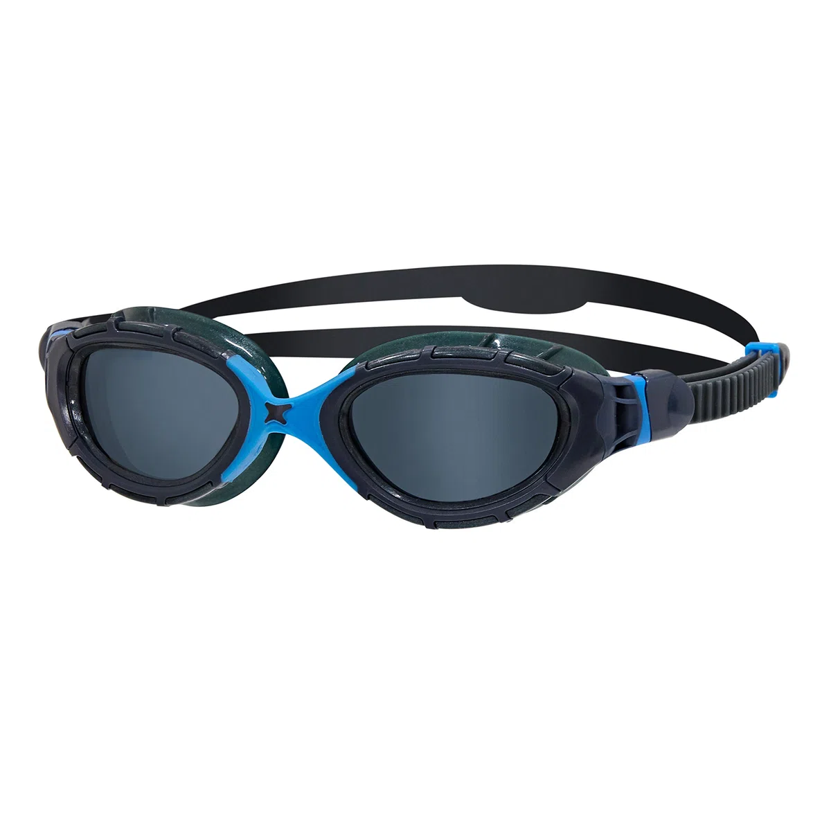 Zoggs Predator Flex Gogle, ochrona przed promieniowaniem UV, różne kolory, szary/niebieski/odcień dymu