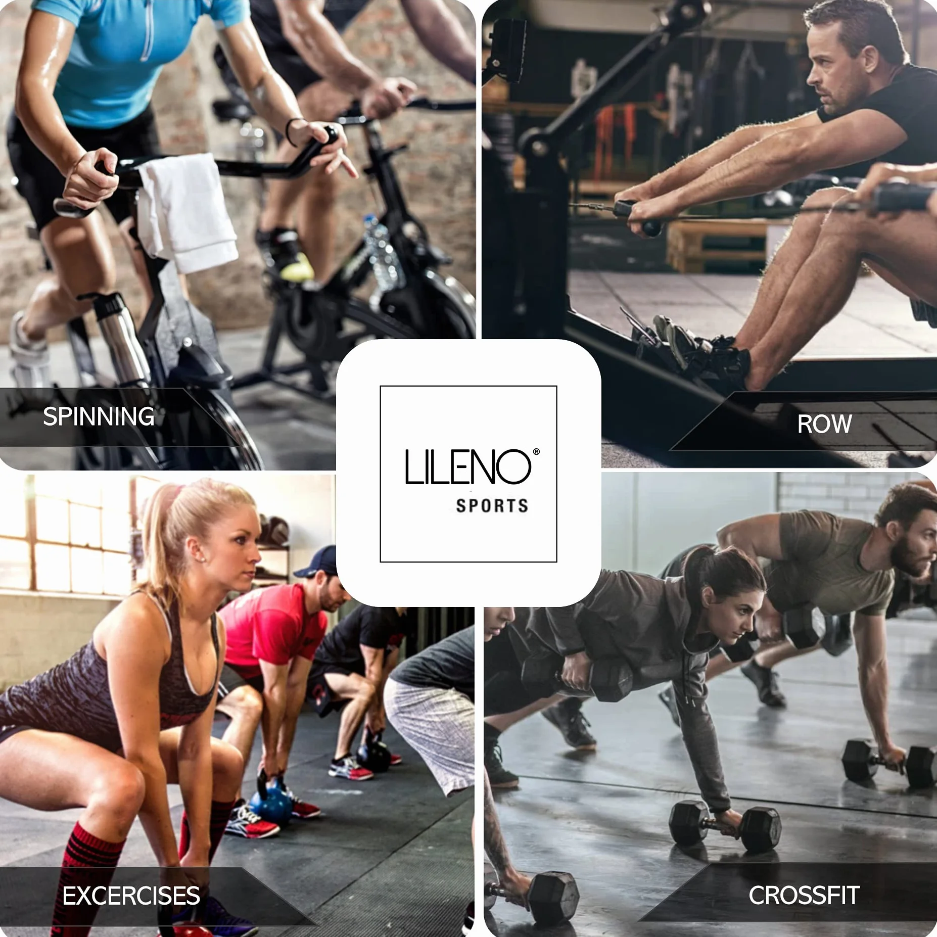 LILENO SPORTS Bieżnia 8 mm Mata Fitness Do Eliptycznych Trenerów Rolkowych