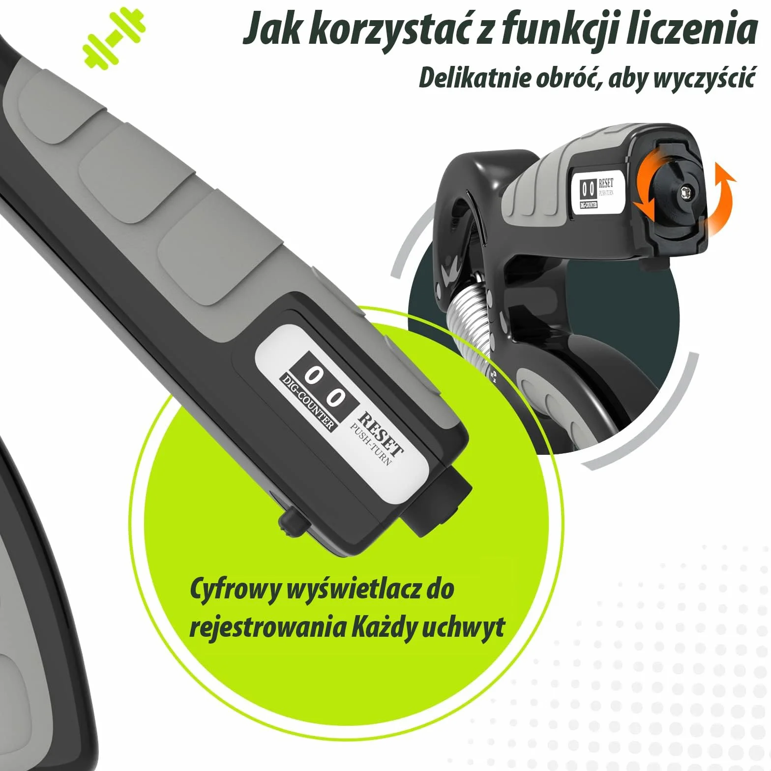 Trenażer ręczny 2-częściowy zestaw przedramion regulowany uchwyt 5-60 kg