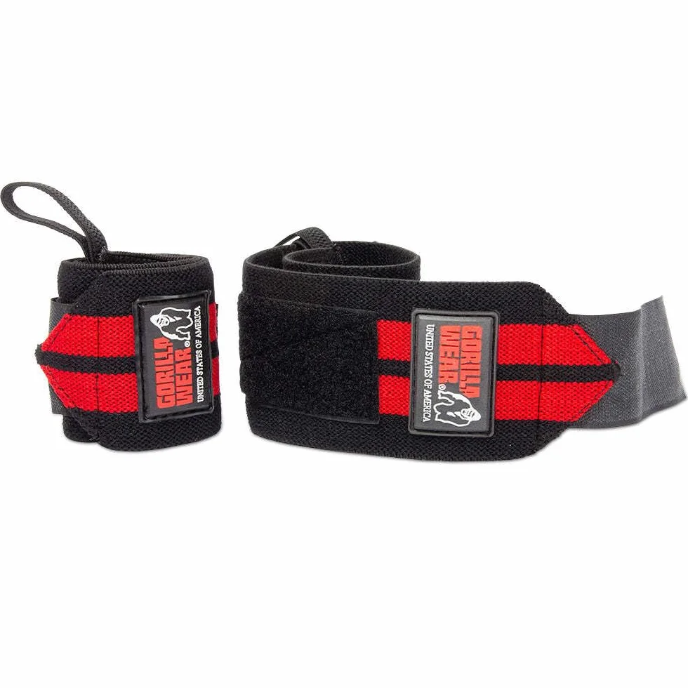 Gorilla Wear Wrist Wraps PRO Black/Red