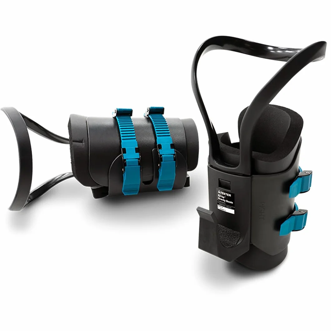 Teeter EZ-Up Gravity Boots Inversion Decompression Stretching Back Pain Relief Core Strength Sit Ups