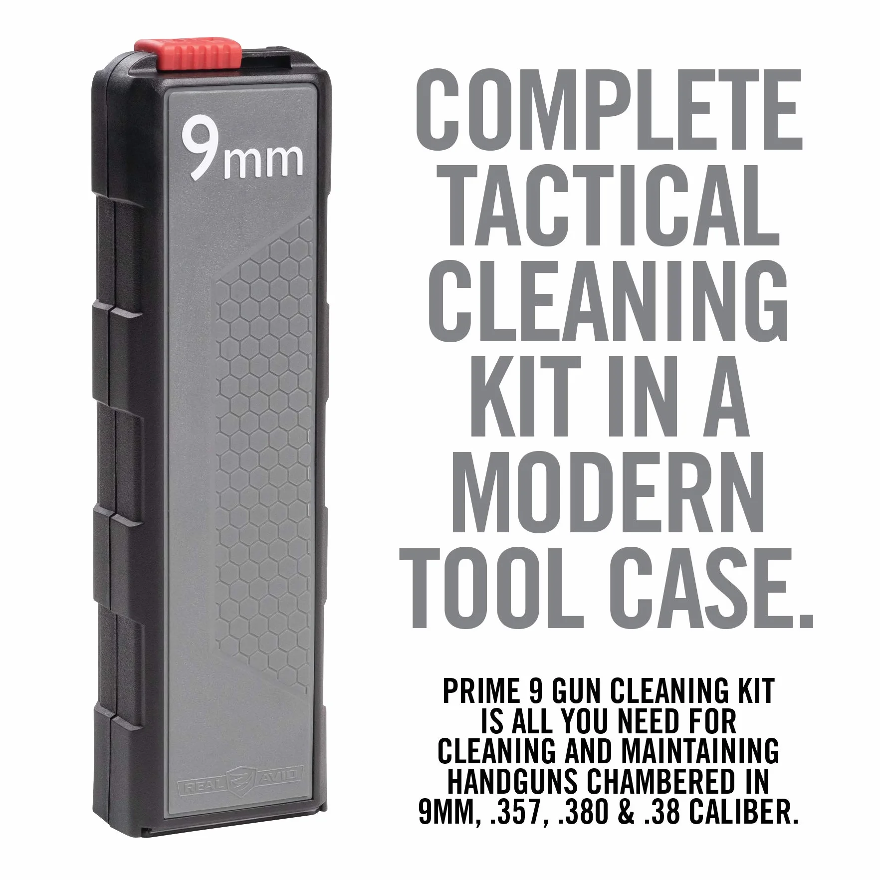 REAL AVID Prime 9 - Reinigunskit für 9mm/.38/.357