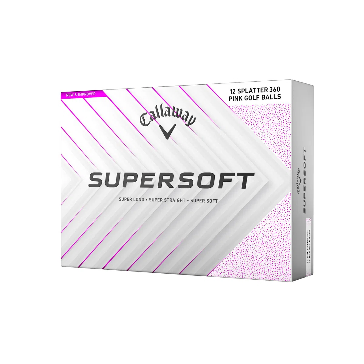 Callaway New Supersoft Splatter 360 2025, Piłki golfowe