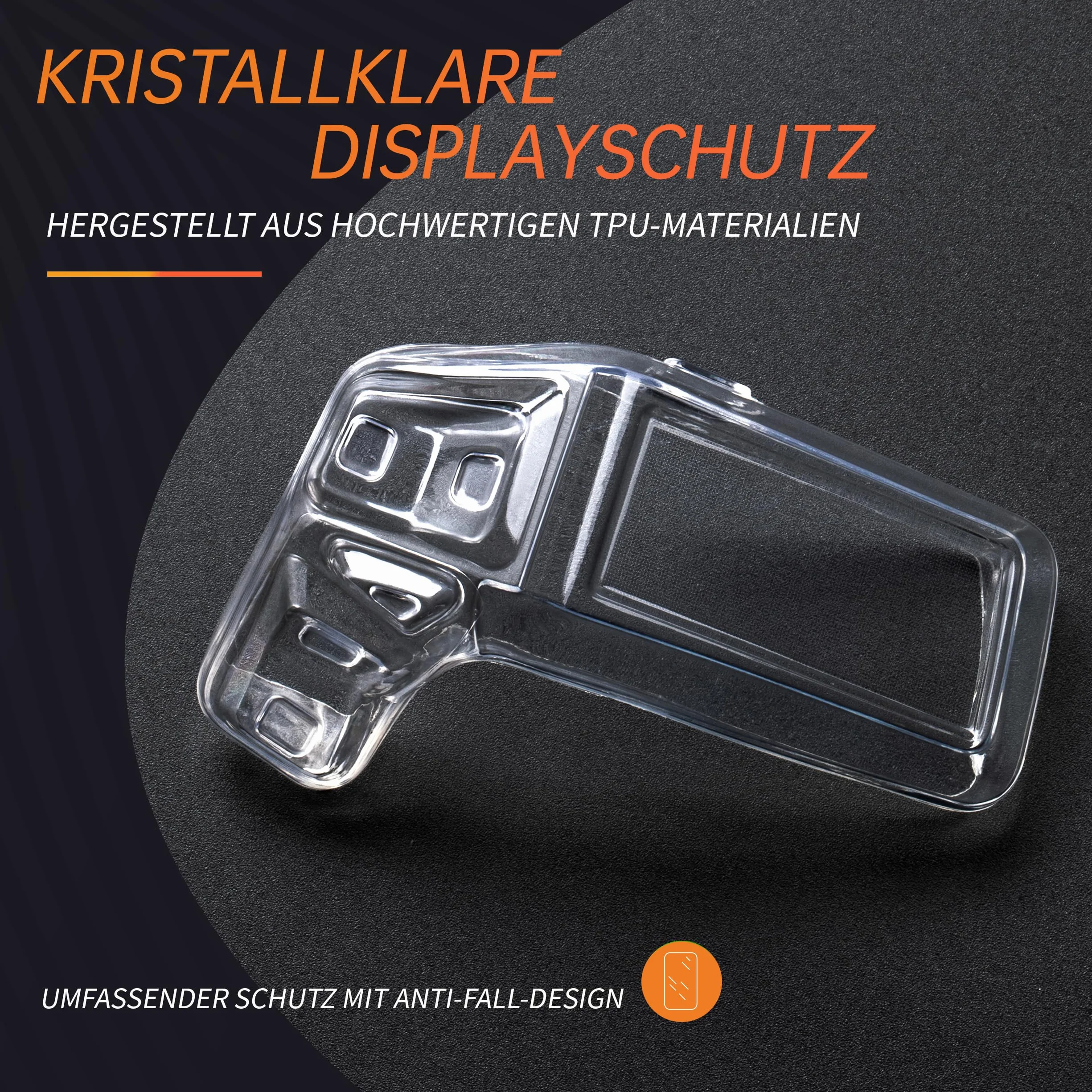 i-LEFANTE Etui ochronne do Bosch Purion 200, osłona ekranu roweru elektrycznego, przezroczysta i wodoodporna, ochrona przed wstrząsami i zarysowaniami (zestaw 1 szt.)
