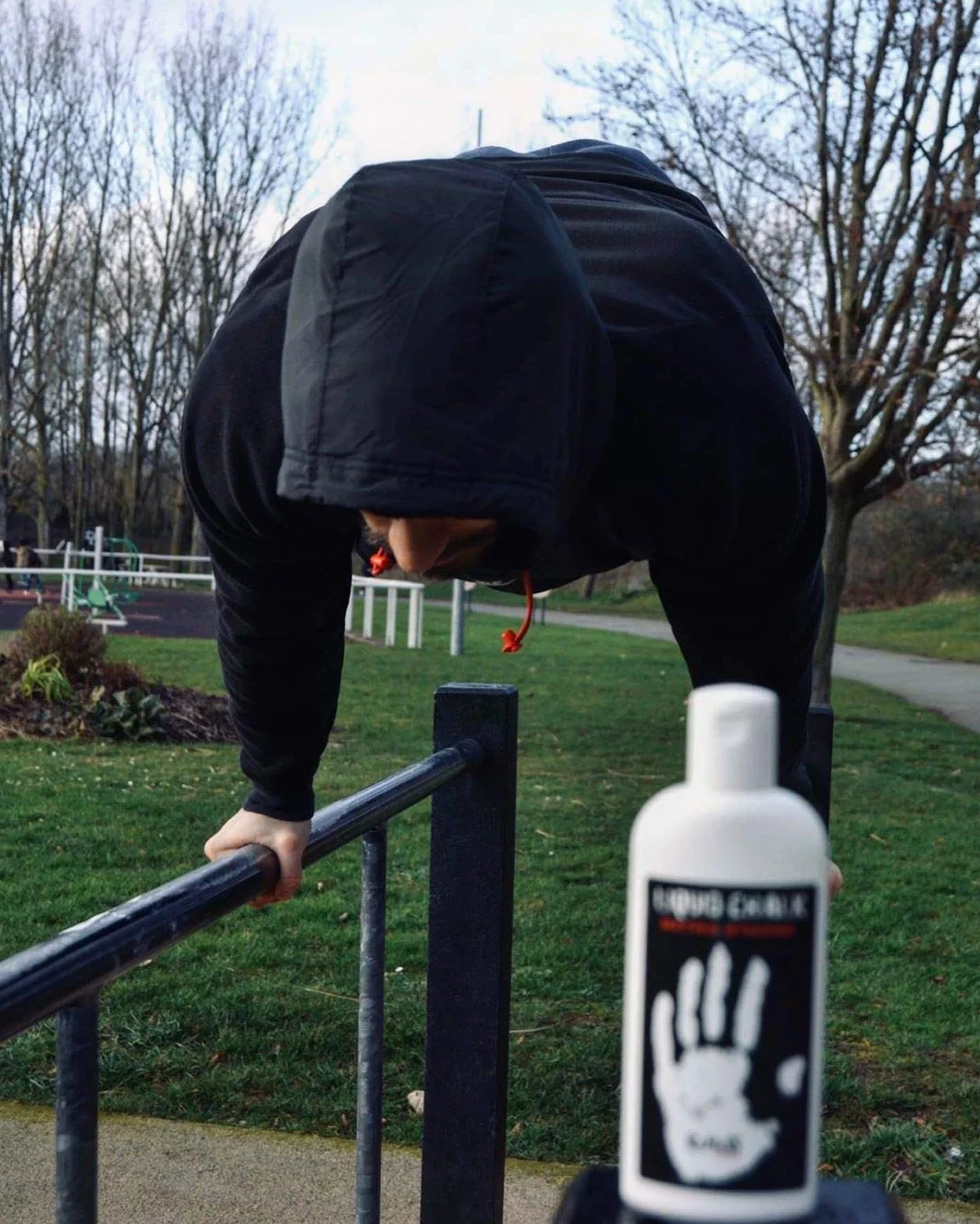 RAMASS fitness płynna kreda, suche dłonie poprawiają wydajność | dla kalisteniki, siłowni, podnoszenia ciężarów, wspinaczki