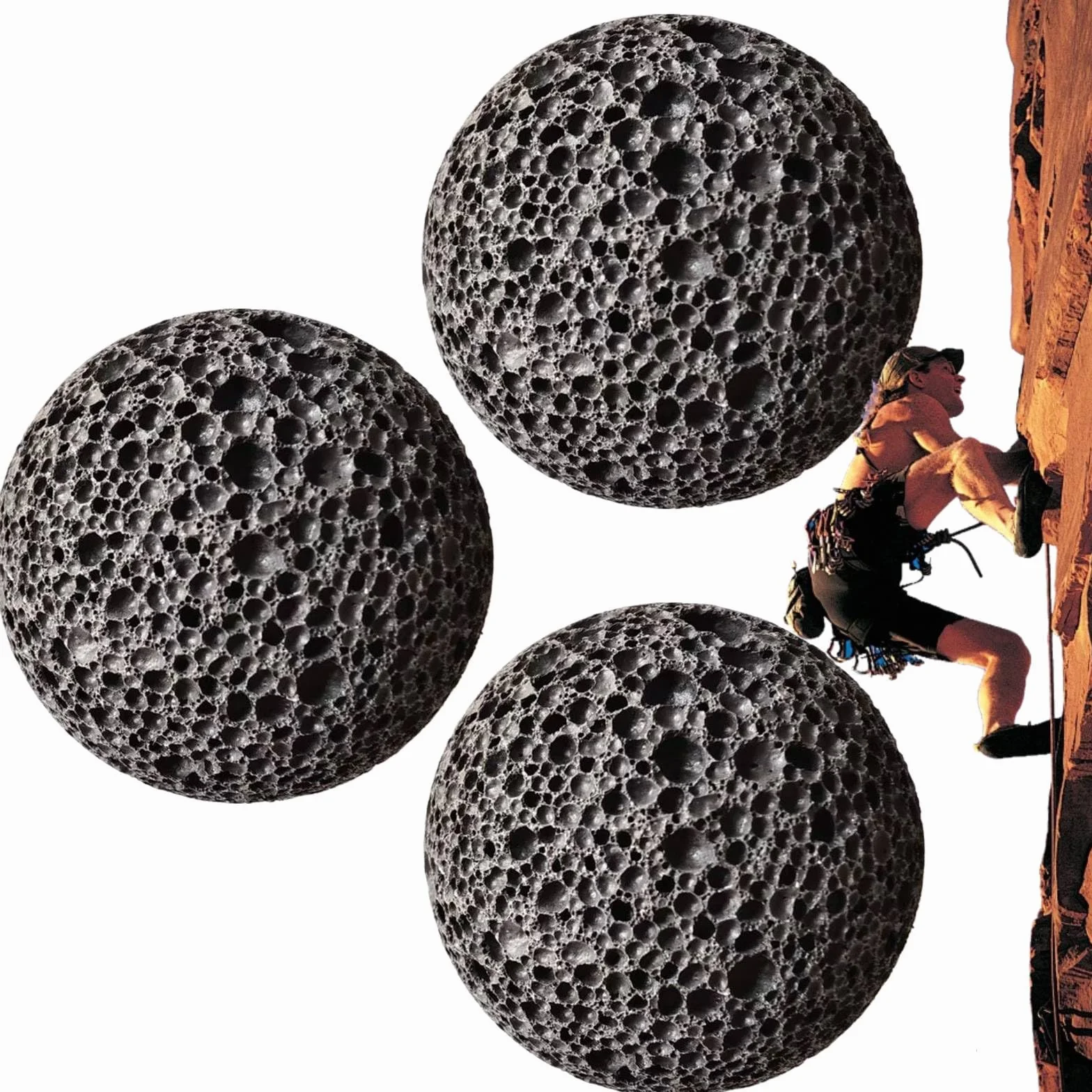Moon Grip Ball Callus Rock piłka do zrogowaciałej dłoni trener chwytu do wspinaczki