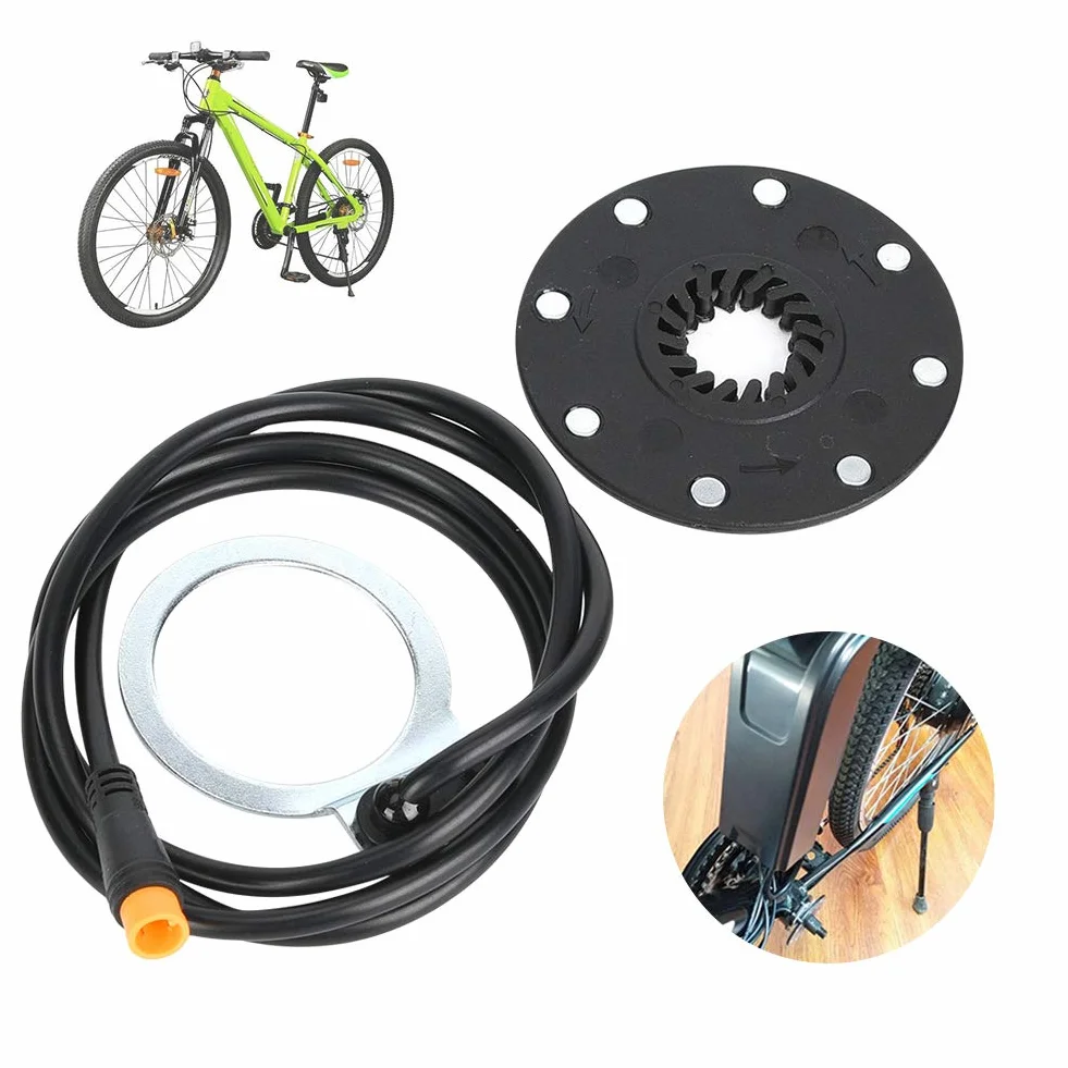 Acouto Czujnik mocy Yose PowerPas Outdoor Electric Bike Części Zamienne Zmodyfikowany zestaw elektryczny z 8 punktami magnetycznymi