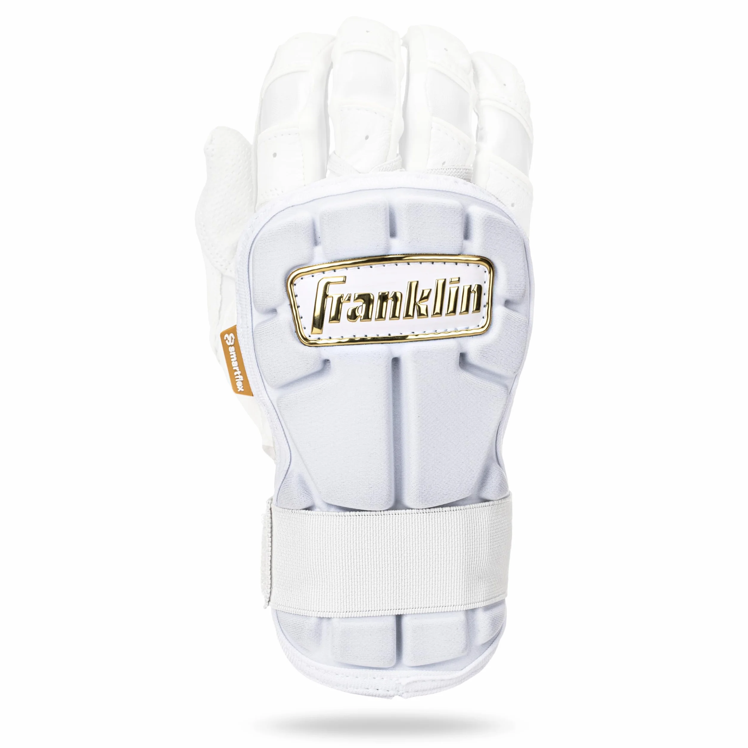 Franklin Sports Osłona dłoni i nadgarstka do baseballu - PRT LG Series ochraniacz dla dorosłych do mrugnięcia - osłona ochronna dla osób uderzających prawą i lewą ręką - jeden rozmiar - dla dorosłych