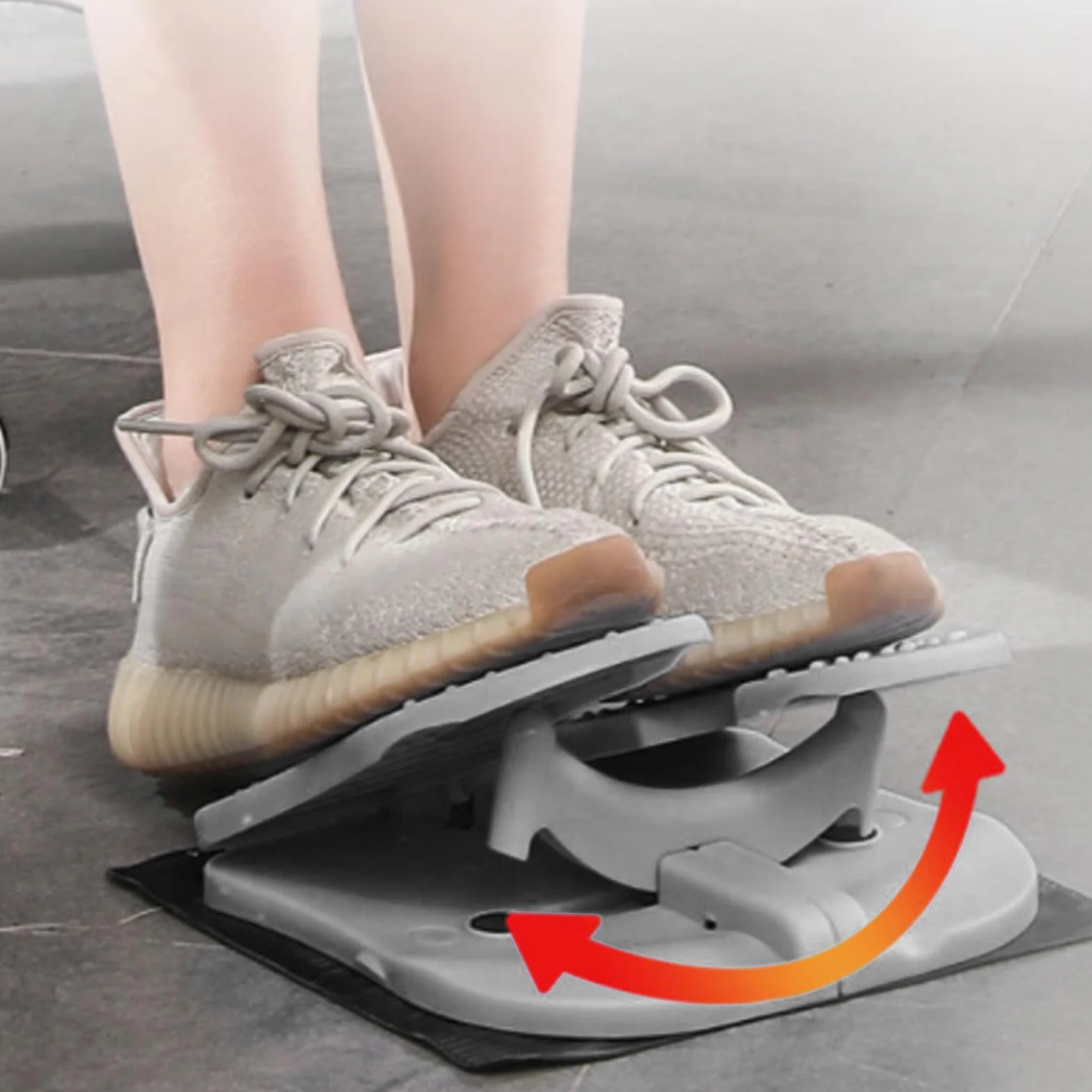 Mini stepper, przenośne urządzenie treningowe pedału nożnego, składany trener nóg podczas siedzenia pod biurkiem, urządzenie do treningu stóp do użytku w domowym biurze