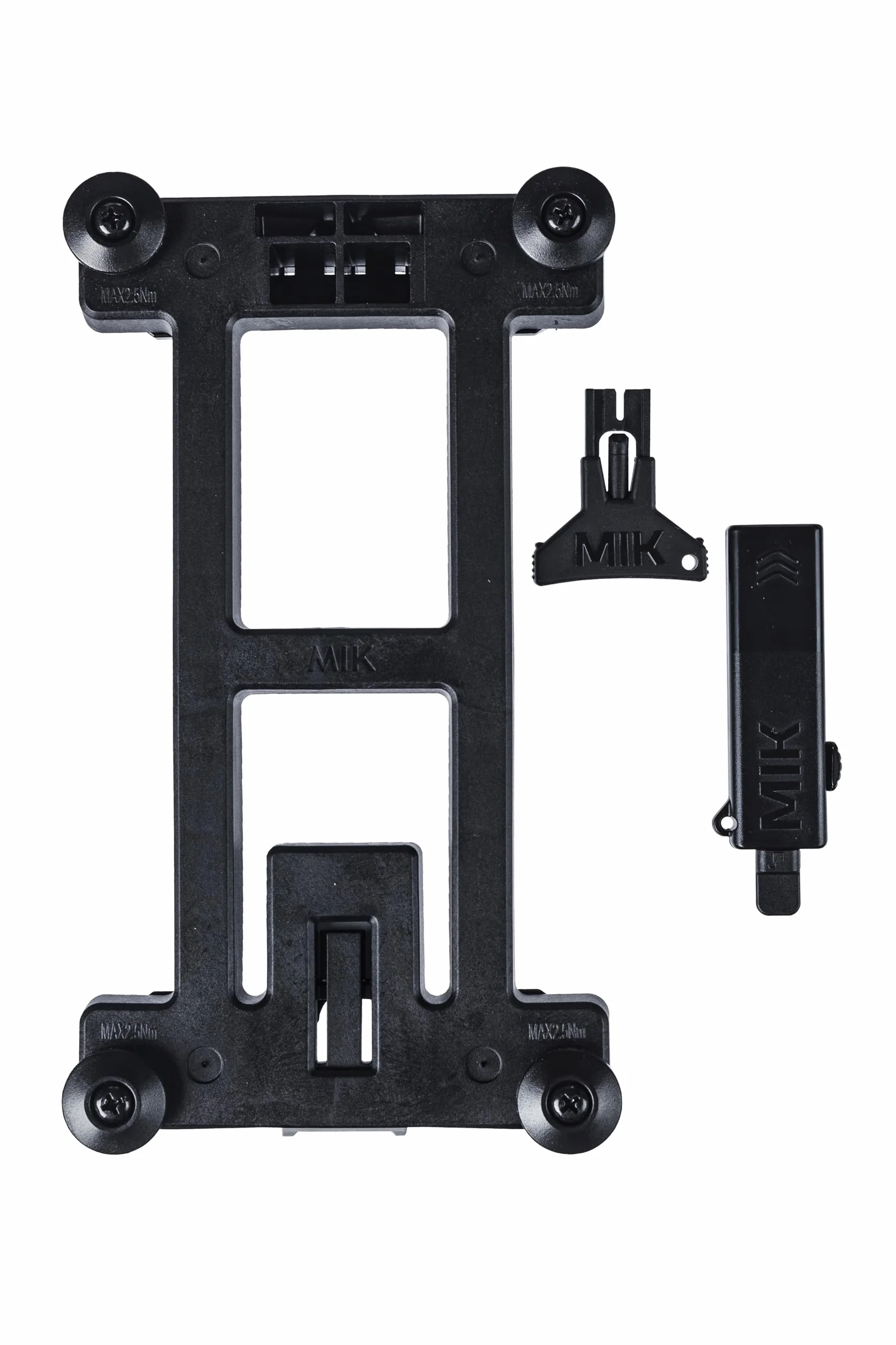 Basil Części nośne MIK Adapter Plate Czarny