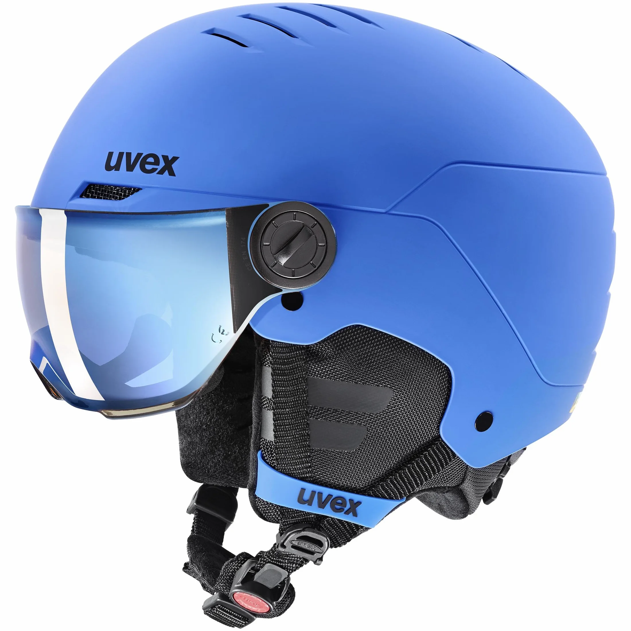 uvex rocket jr visor, Kask narciarski Unisex-młodzież