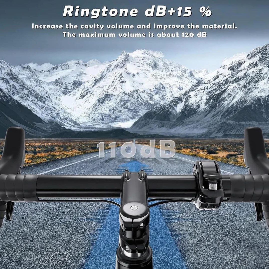 Airtag dzwonek rowerowy kompatybilny z 22,2 mm 25,4 mm 31,8 mm średnica kierownicy, lokalizator GPS