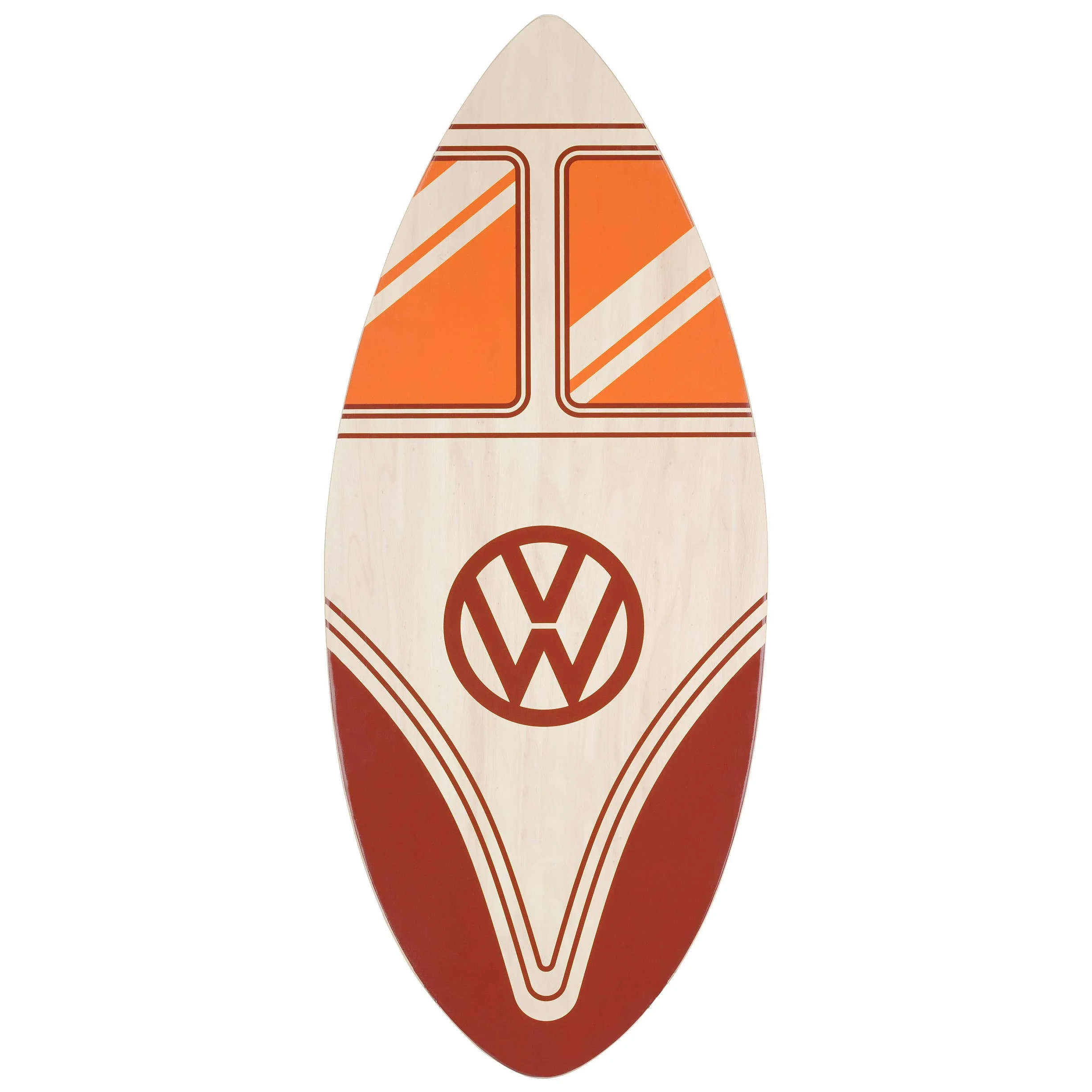 Board Masters Unisex z T1 Bulli Bus Design VW Collection-Volkswagen Skimboard z prawdziwego drewna (104 cm)