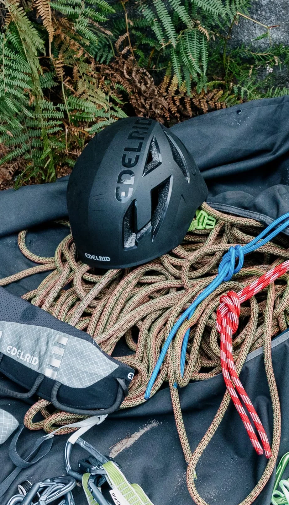 Edelrid Kask wspinaczkowy Zodiac 3R – rozmiar 55-61 cm (skorupa zewnętrzna z lin wspinaczkowych z recyklingu)