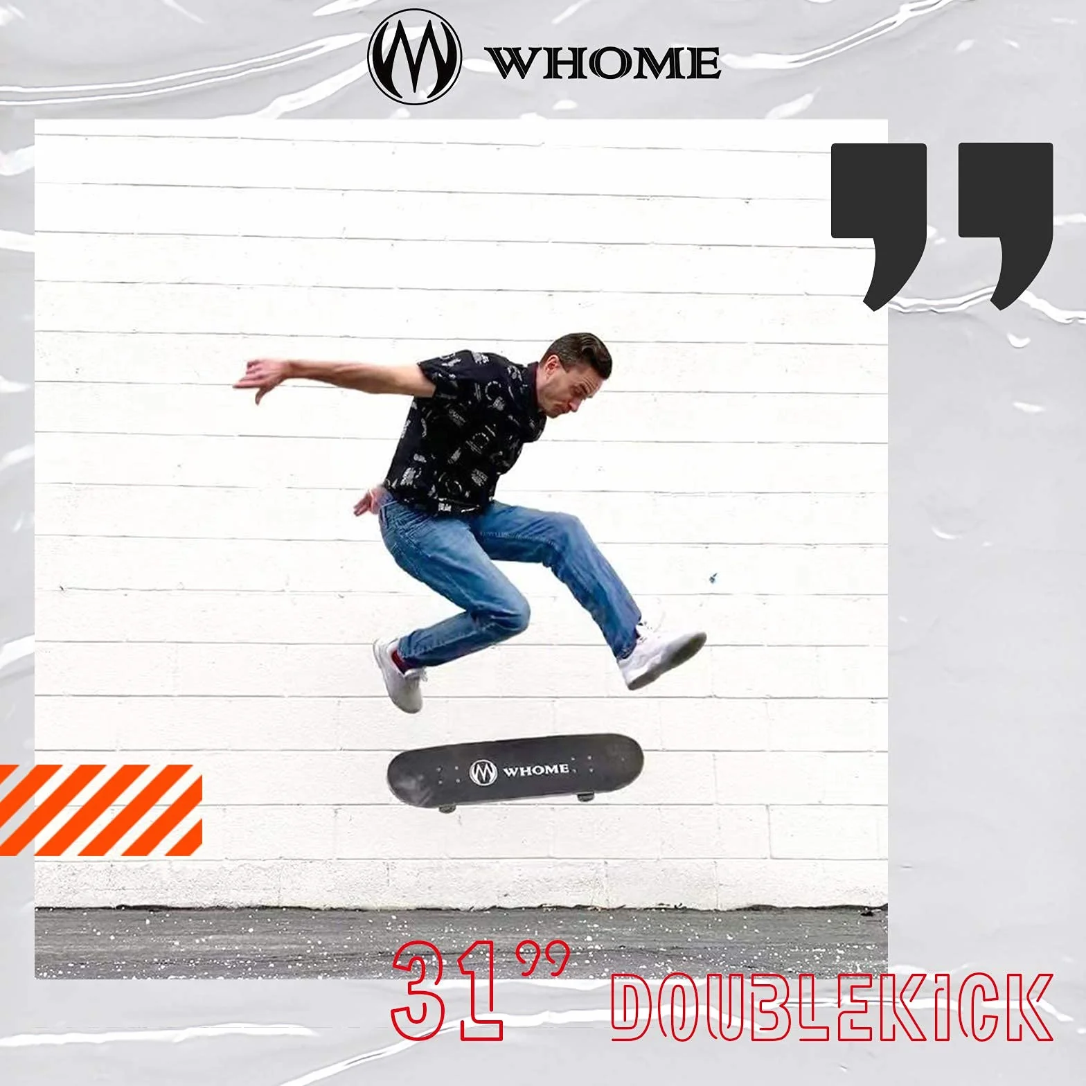 WHOME Pro Deskorolki kompletne dla dorosłych, młodzieży, dzieci i początkujących, 79 x 20 cm, podwójne kopnięcie, standardowa, dla dziewczynki i chłopca, 8-warstwowa, klon alpejski, łożyska ABEC-9, w