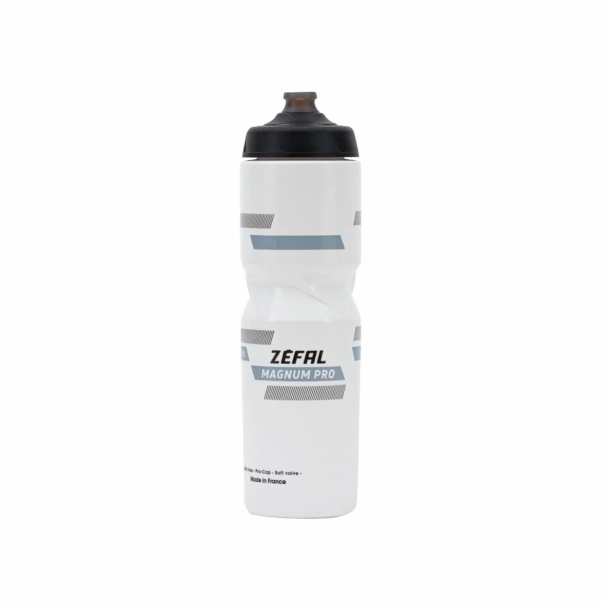 ZEFAL Magnum Pro Bidon Velo o dużej pojemności, wielokrotnego użytku, bez BPA, wodoszczelny, silikonowy, 975 ml, 92 g