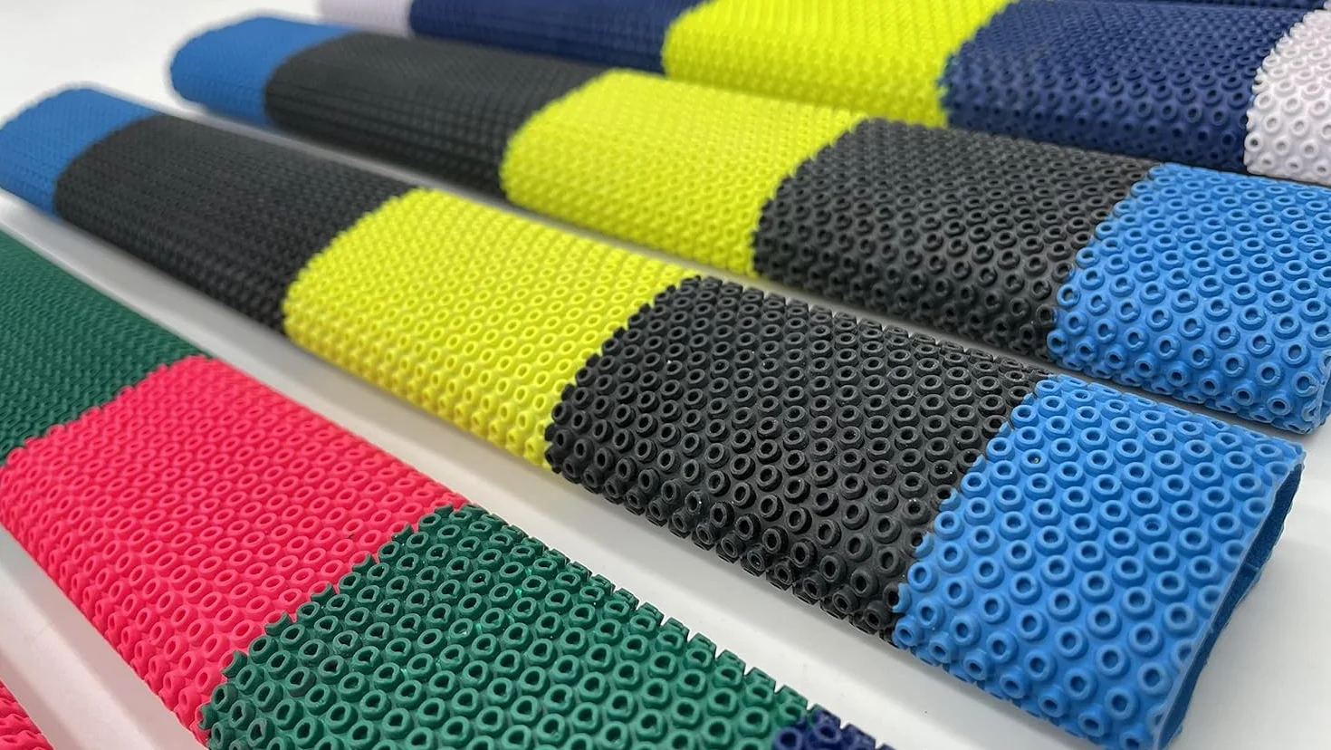 JaHaNa Sports Wooden Grip Applicator Gripper Cone 5 Cricket Bat Grips Multicolour Chevron White