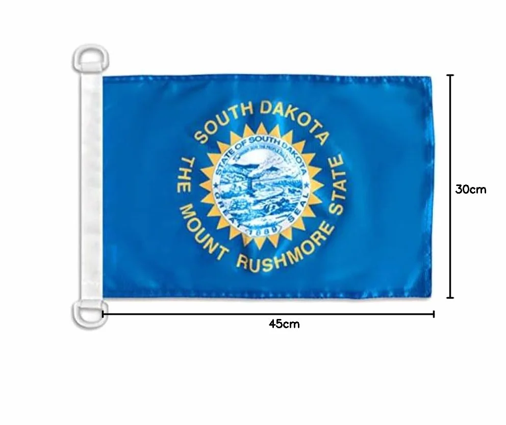 AZ FLAG Flaga żeglarska Południowa Dakota 45x30cm USA Stany Zjednoczone