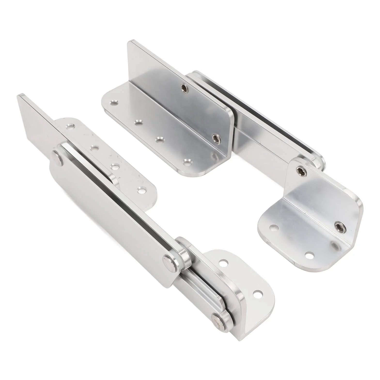 Zawiasy do Mocowania Siedziska łodzi, Składany Zawias do Siedzenia łodzi Łatwa Instalacja 2 szt. Zawias do Siedzenia łodzi ze Stopu Aluminium ze Stopu Aluminium do Jachtu