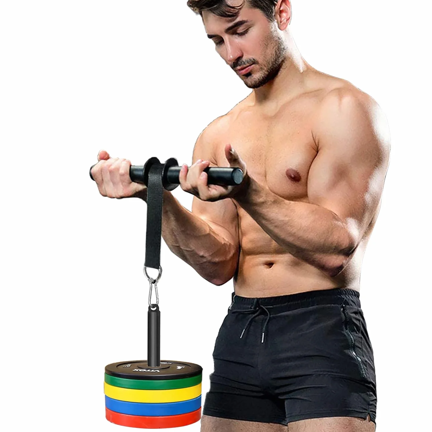 Trenażer przedramion wysokiej jakości profesjonalny trener dłoni i nadgarstków Gym Wrist Curl Exerciser Trainer wzmacniacz przedramion