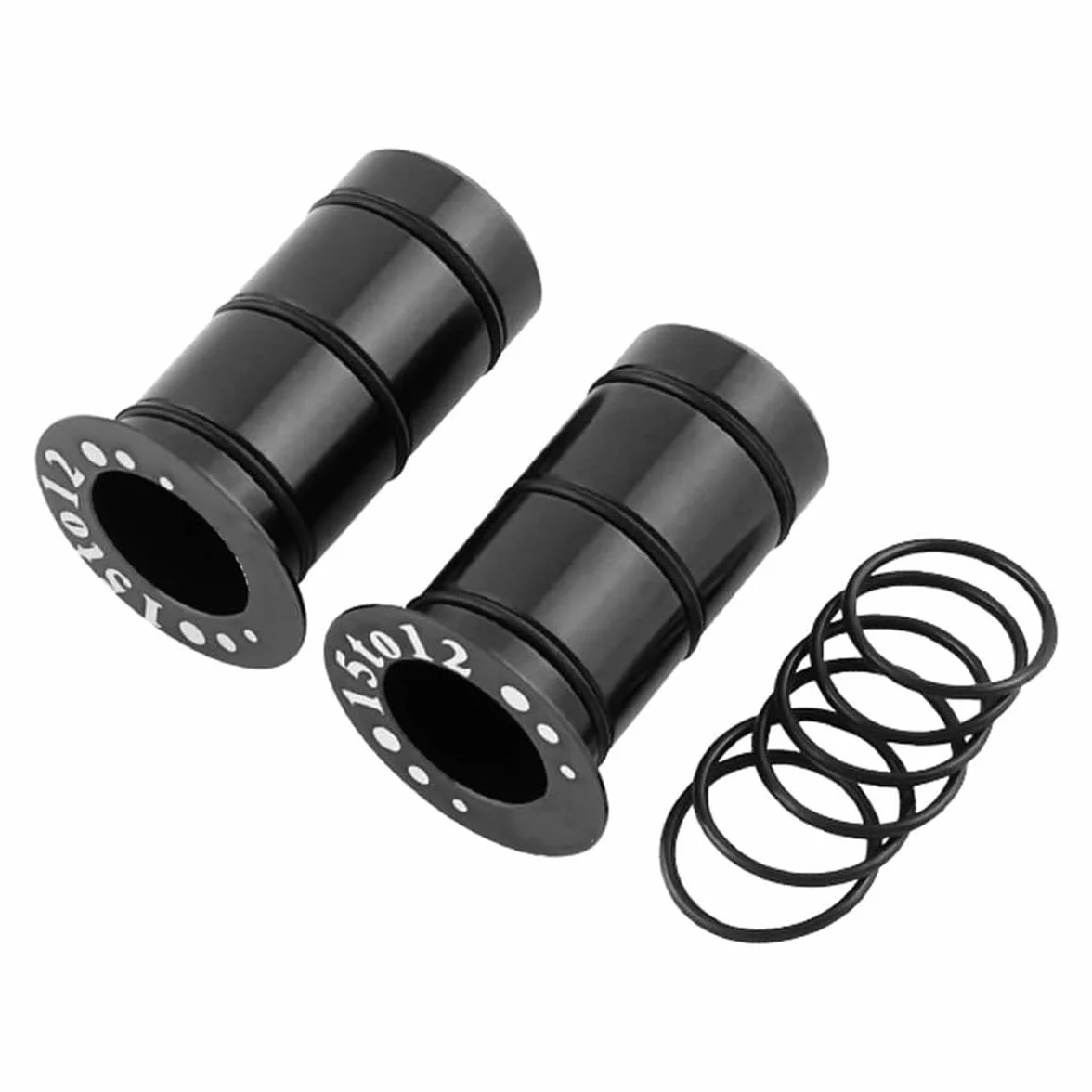 Adapter osi piasty rowerowej 15 mm na 12 mm, adapter osi piasty rowerowej 15 mm na 12 mm do roweru górskiego/szosowego