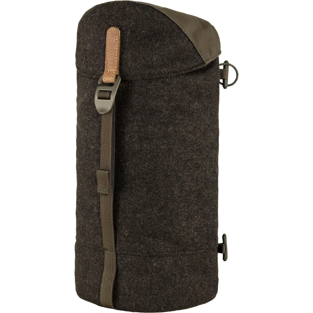 Fjallraven, Värmland Wool, kieszeń boczna, ciemny brąz oliwkowy, 4 l, uniseks, dla dorosłych, ciemnooliwkowo-brązowy