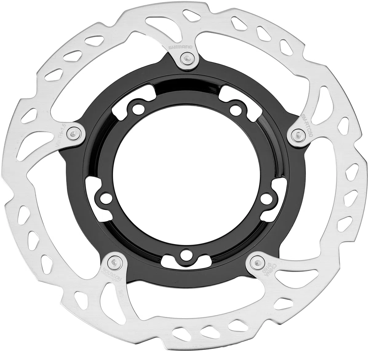 Shimano Unisex – tarcza hamulcowa SM-RTC60 dla dorosłych, czarna, 5-otworowa mocowanie