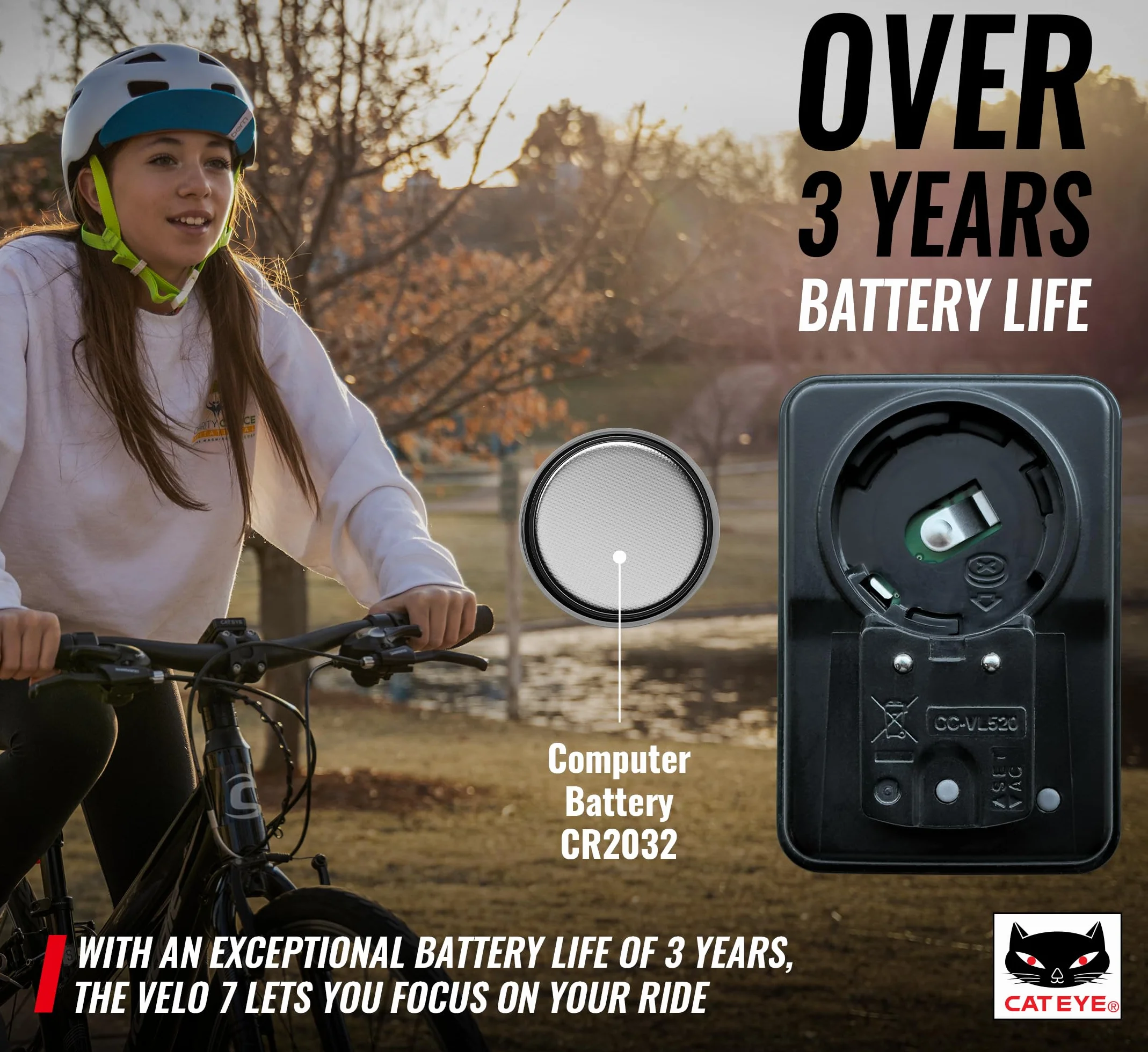 Cateye Velo 7 Relacje, dorosłe unisex, czarny, unikalny rozmiar