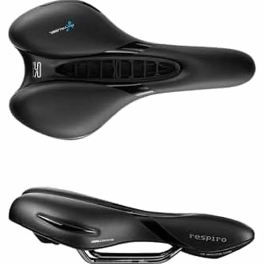 Selle Royal RESPIRO Athletic - Rowerowy Siodło Gel-foam Czarny - Dorośli, Unisex
