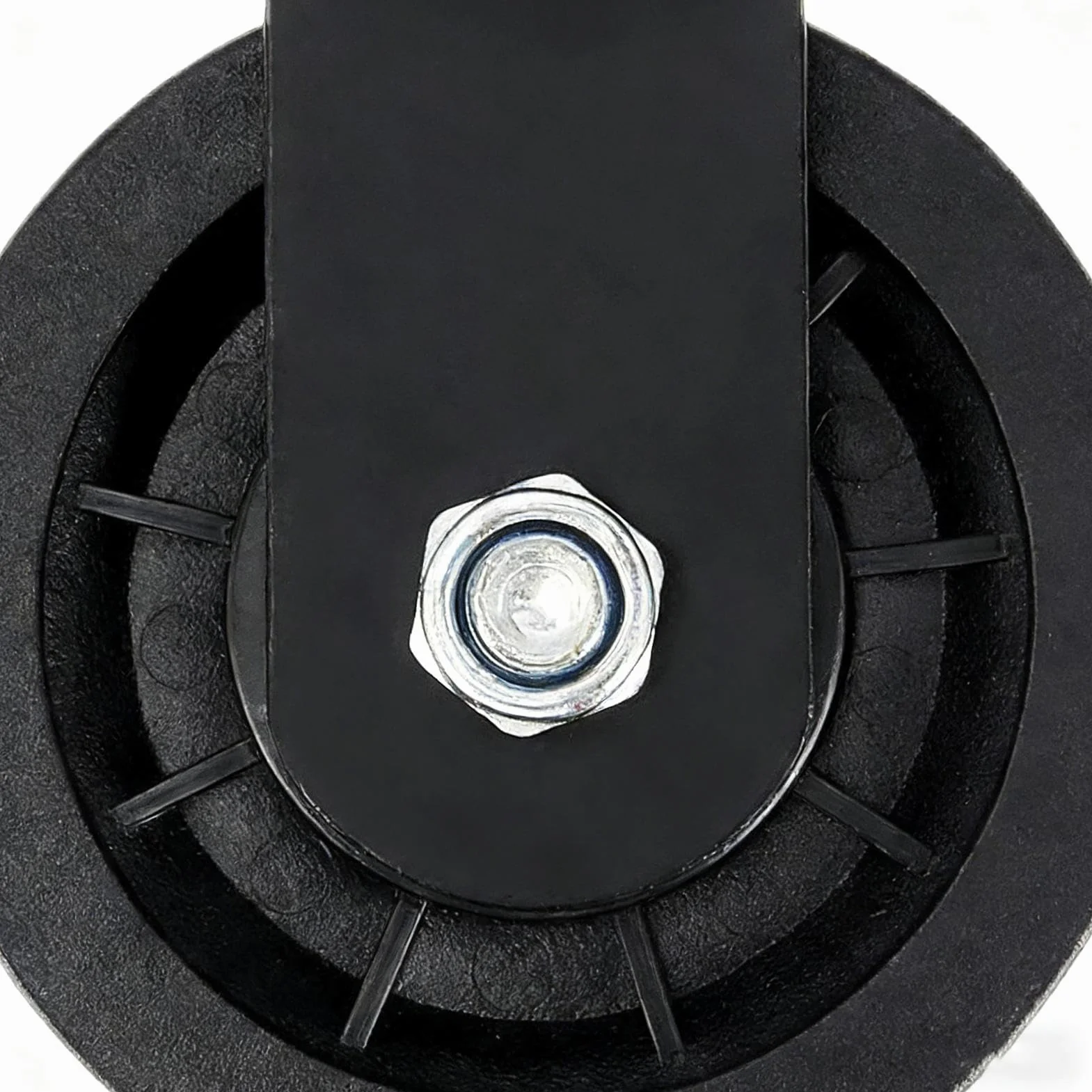 Generisch Gym Pulley Wheel zestaw 2 sztuk stal Heavy-Duty gładkie rolki linowe do systemu wyciągów kablowych
