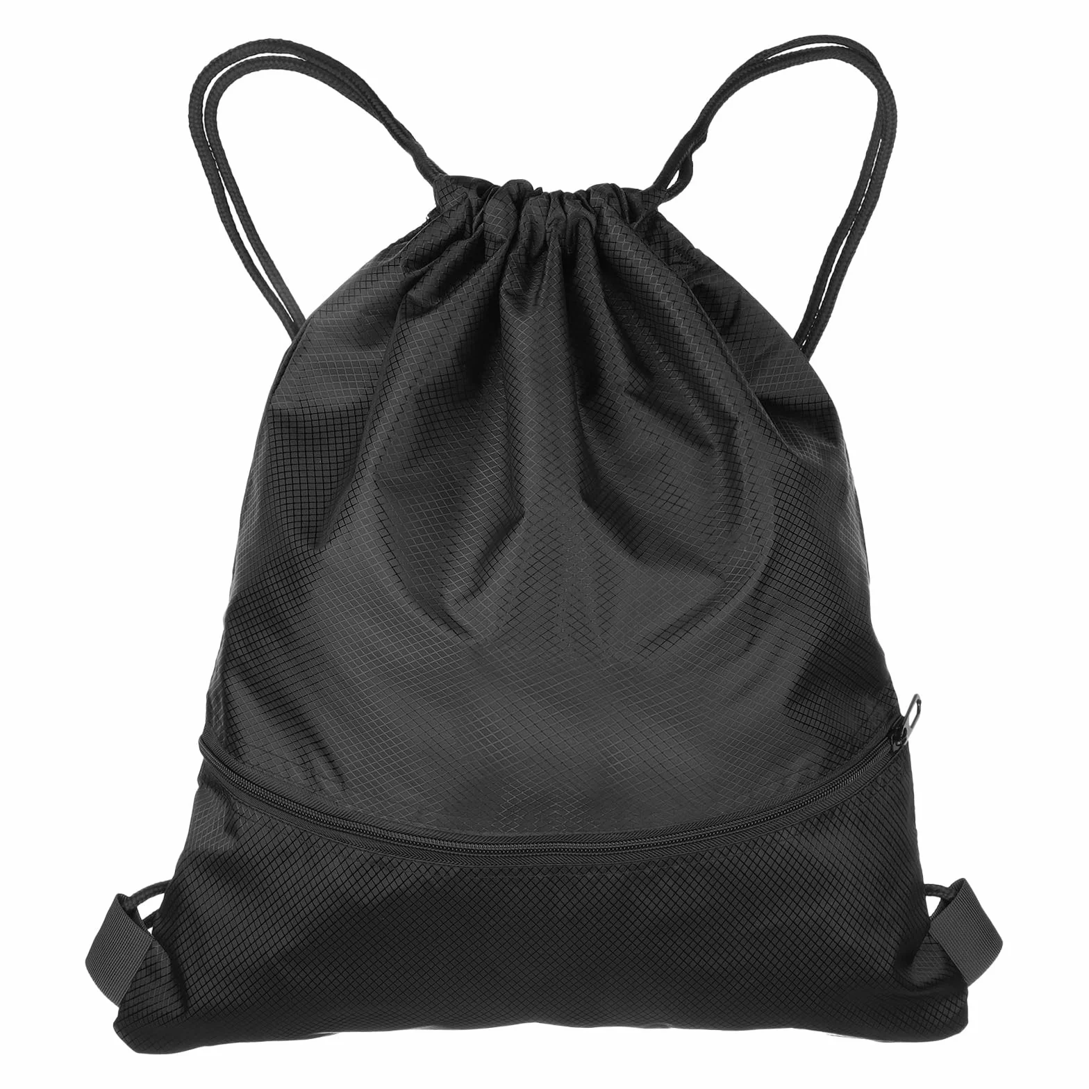 QUARKZMAN Worek gimnastyczny, plecak 30,6 cm x 37,9 cm, tkanina Oxford, hurtownia hurtowa, uniseks, wodoszczelny, z kieszeniami na zamek błyskawiczny, do uprawiania sportu, na siłownię, podróż, do
