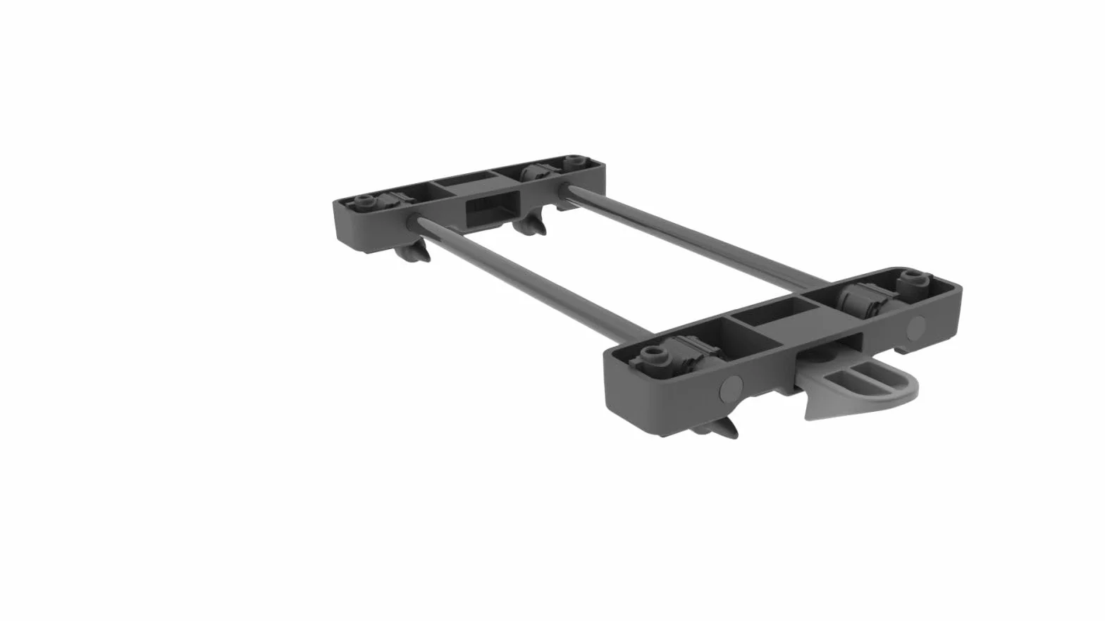 Racktime adapter do bagażnika Snap-it Sytem, czarny, jeden rozmiar