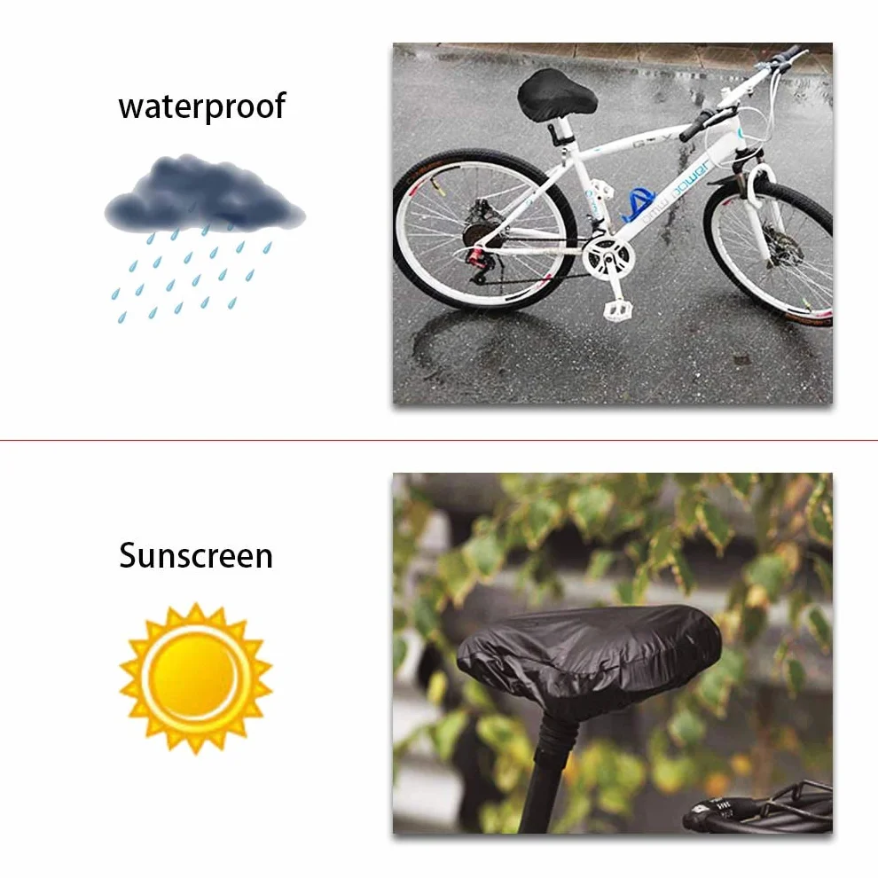 3 sztuki pokrowców na siodełko rowerowe, wodoszczelne pokrowce na siodełko rowerowe, ochrona siodełka, do rowerów wyścigowych, górskich