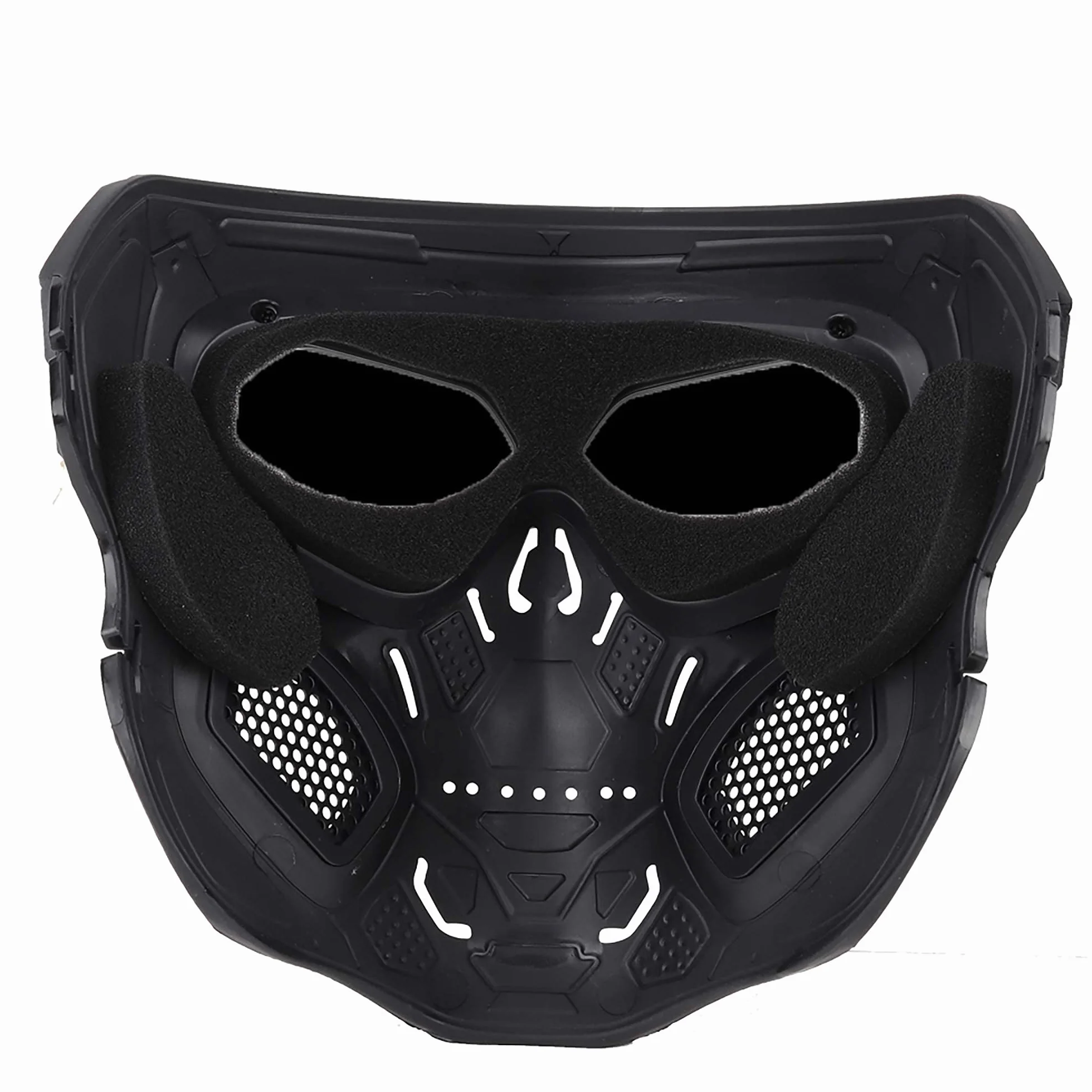 Taktyczna maska z trupią czaszką, oddychająca, pełnotwarzowa maska ochronna do paintballu, gry wojennej, Halloween, Cosplay, na imprezę kostiumową