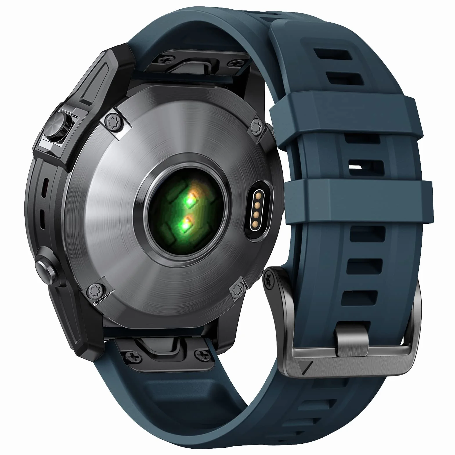 Silikon Kompatybilny z Fenix 7/Fenix 6/Fenix 5, 22mm Szybka Pasująca Bransoletka Sportowa Zastępcza dla Fenix 6 Pro/Descent G1/EPIX 2/Approach S62/Descent MK 2/Forerunner 945/935, 235 mm