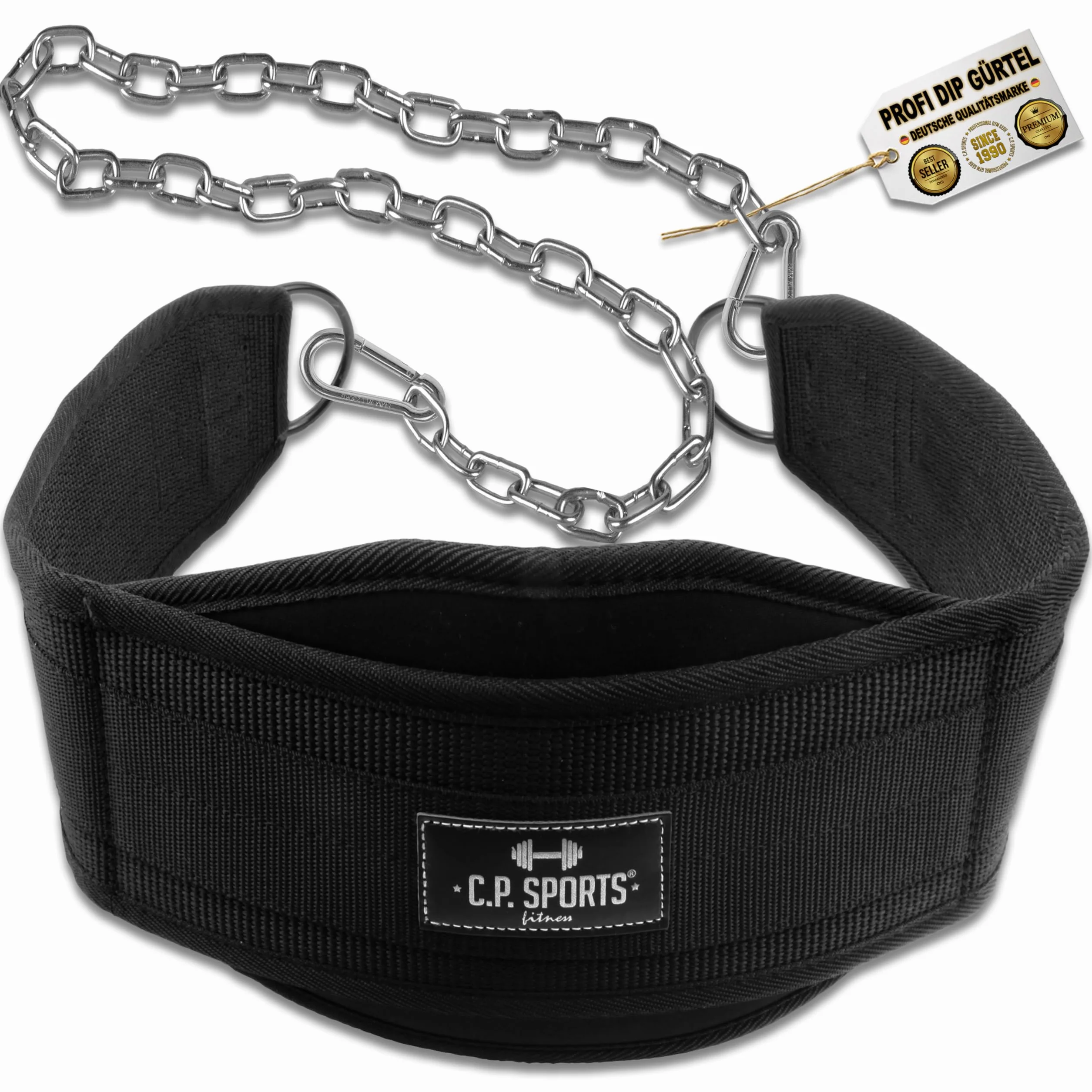Pasek do dipów C.P.Sports Premium 250 kg nylon