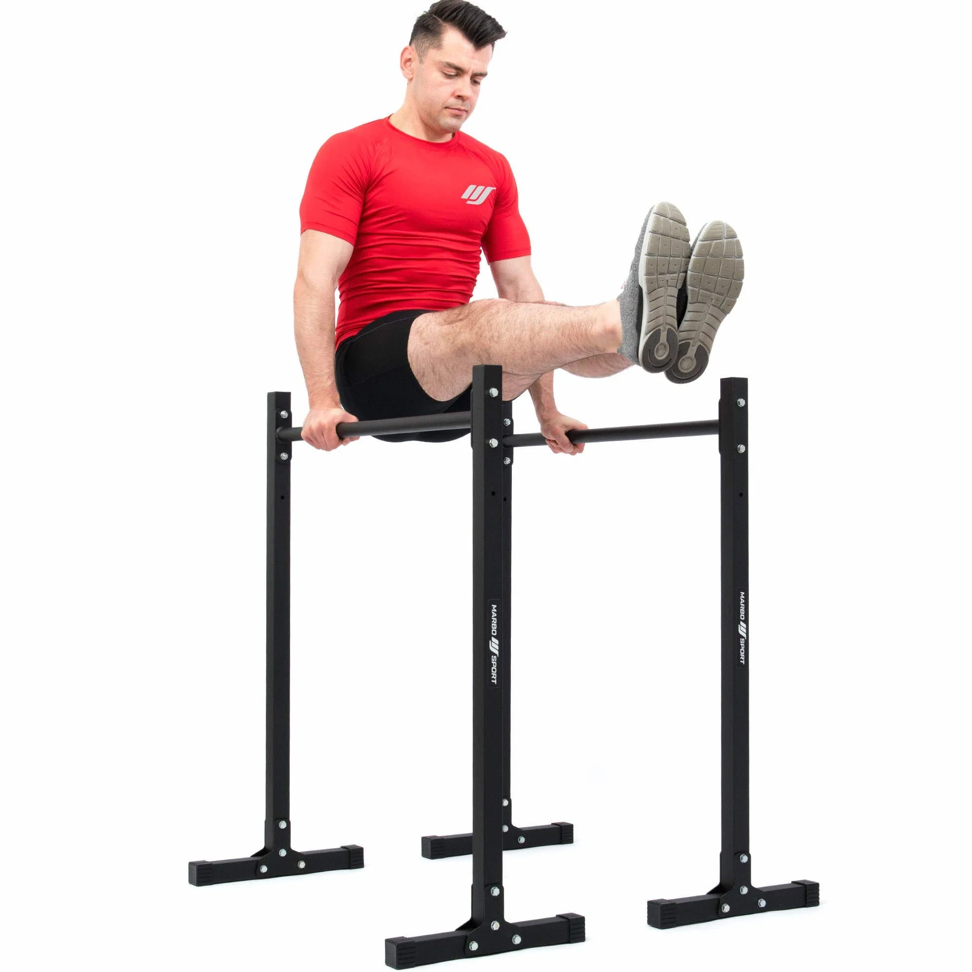 Marbo-Sport Dip-Station, czarna, Large
