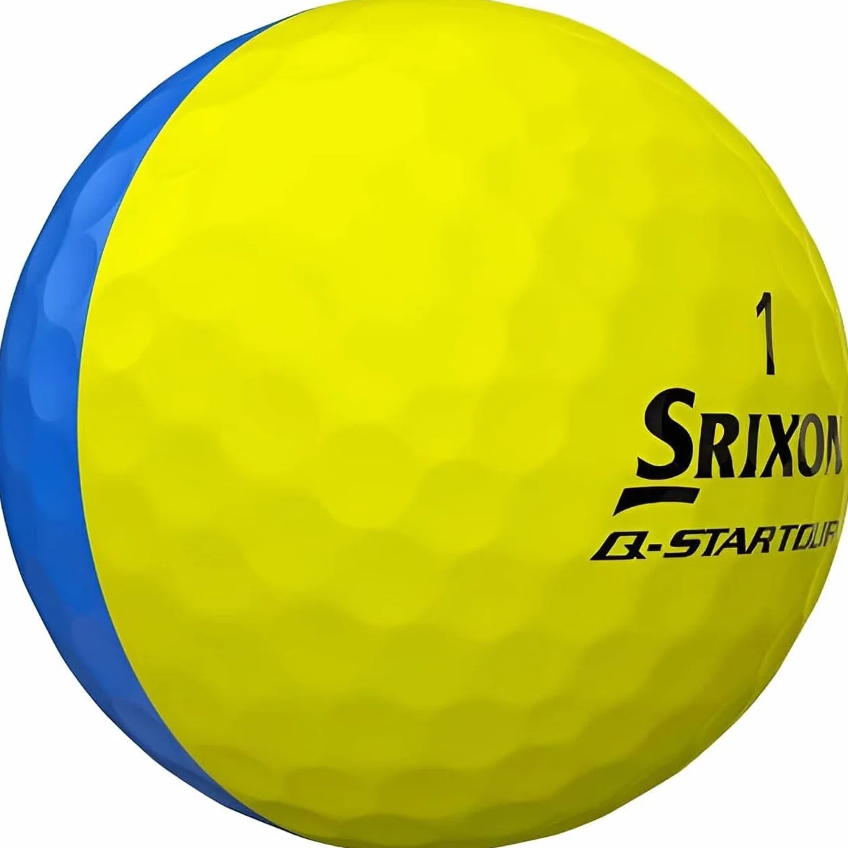 Piłki golfowe Srixon Q-Star Tour Divide niebiesko-żółte
