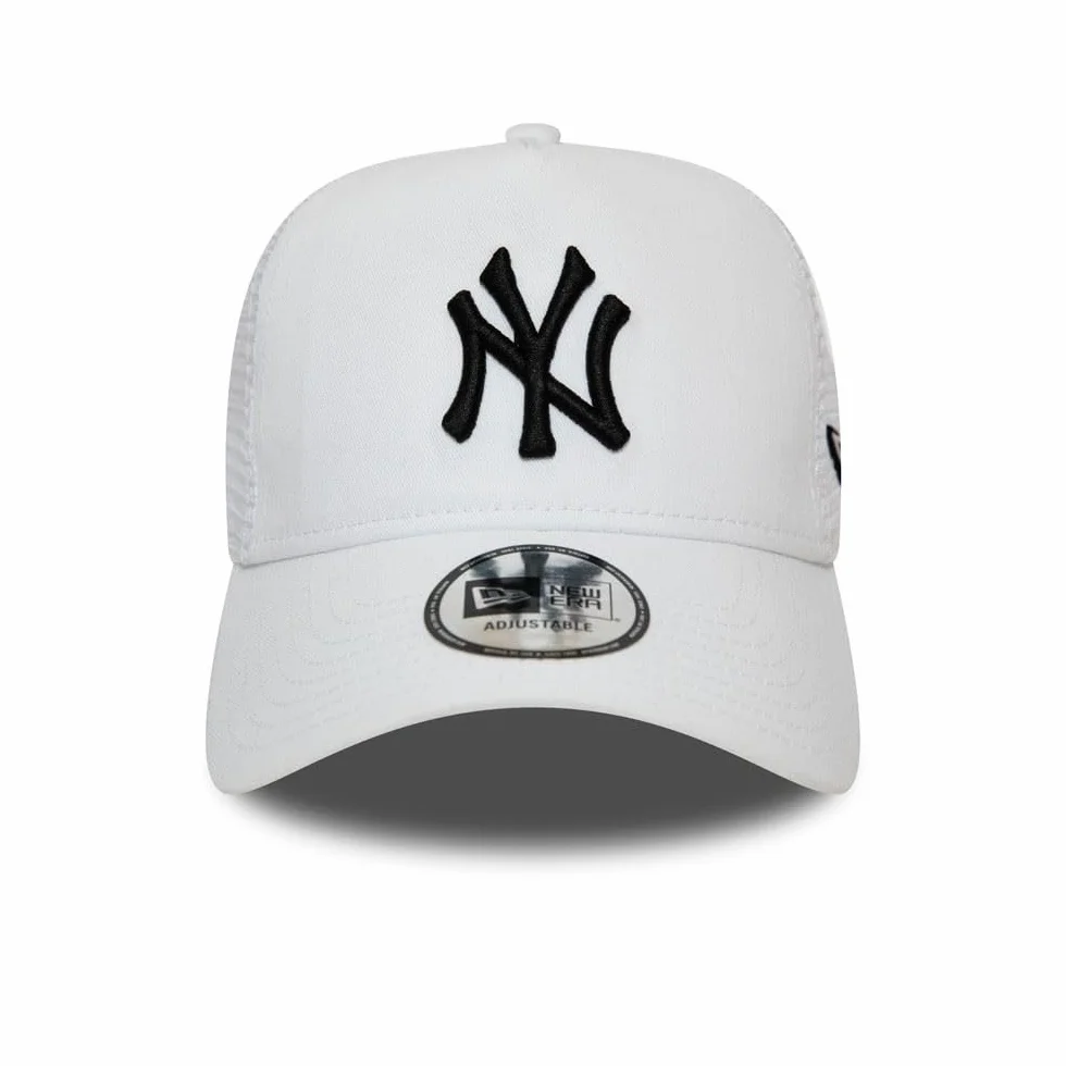 New Era New York Yankees A Frame Adjustable Trucker Cap League Essential