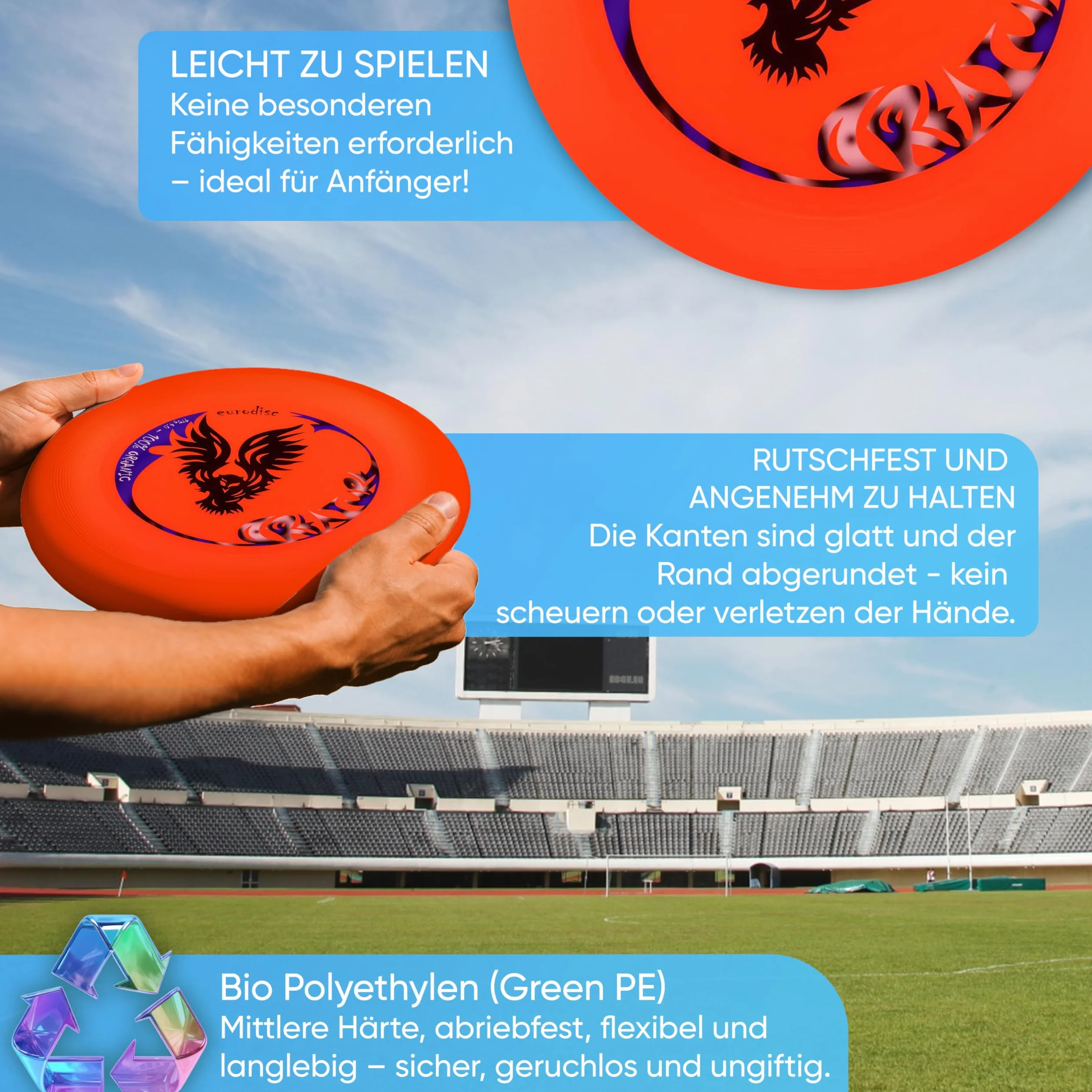 eurodisc 4.0 - Ultimate Frisbee Creature 175g