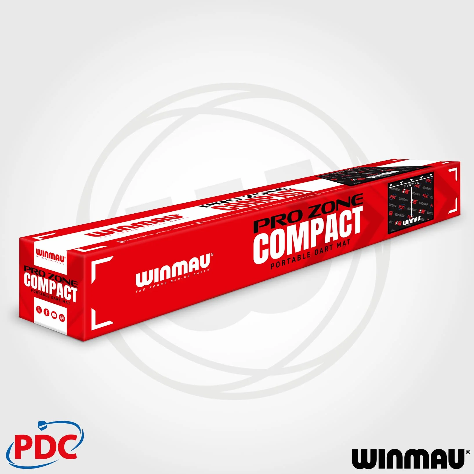 Winmau Maty do rzutek z liniami oche i ochroną podłogi