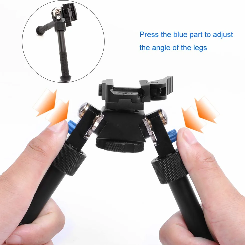 FXICH Sniper Regulowany Przestawny Konwerter 21mm Karabin Picatinny Dwójnóg Quick Detach Mount Akcesoria Myśliwskie