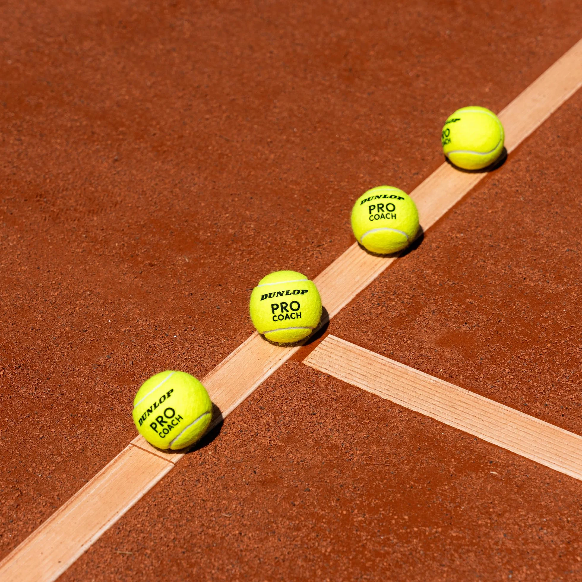 DUNLOP Piłka tenisowa Pro Coach – do coachingu i jednostek treningowych (4 piłki)