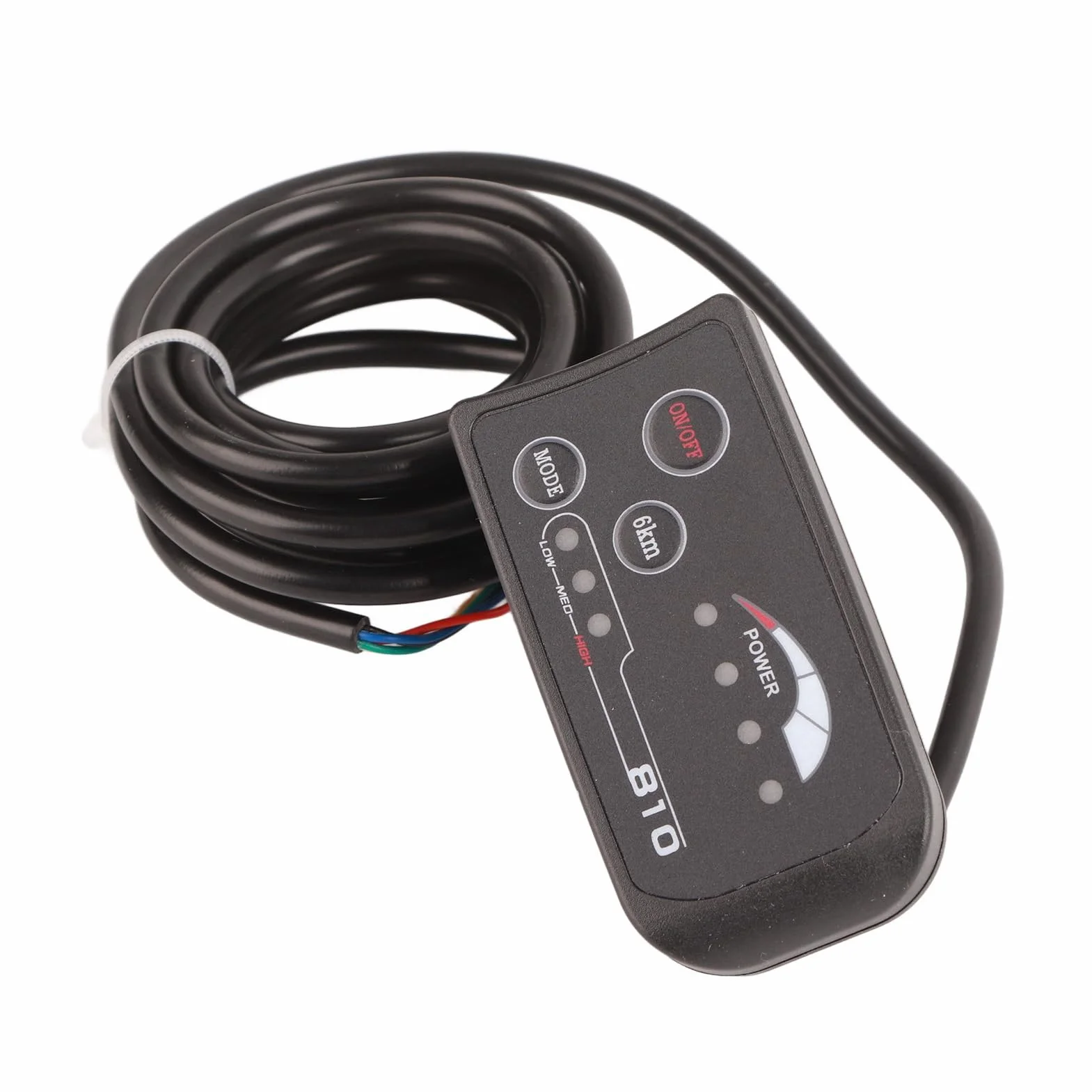 Wyświetlacz LED do roweru elektrycznego 810 z 5-przewodowym kablem, panel sterowania, rower elektryczny, wyświetlacz LED 810, z 5-przewodowym kablem, panel sterowania