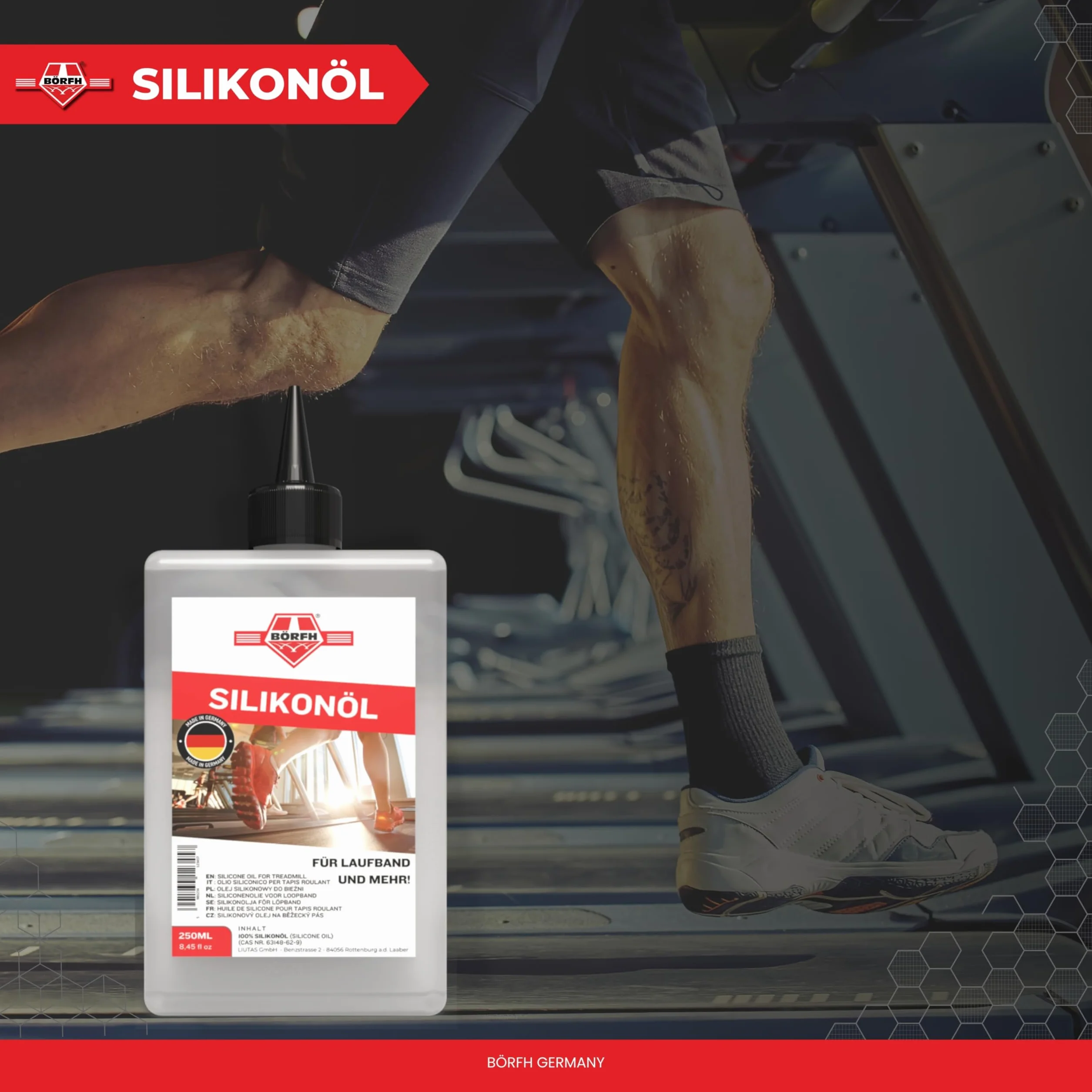 Olej silikonowy 250 ml – 100% czysty olej silikonowy do bieżni i sprzętu sportowego, nietoksyczny, idealny do gospodarstwa domowego i artystów, olej silikonowy, idealny do pouringu akrylowego i