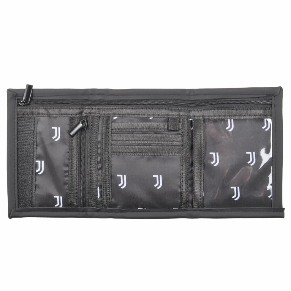 Juventus Unisex Tear Bi-Fold portfel, czarny, Czarny