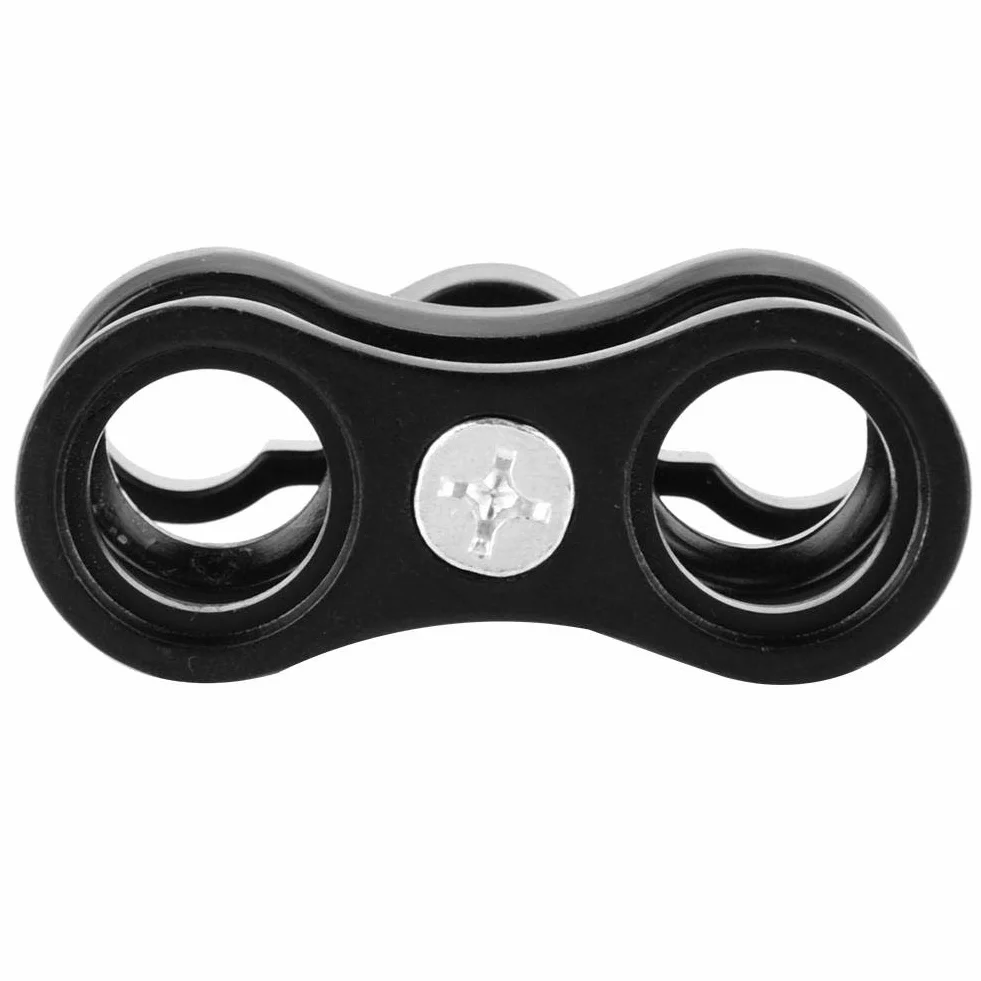 Adapter zaciskowy ze stopu aluminium do mocowania mini klips kulka motylkowa nurkowania