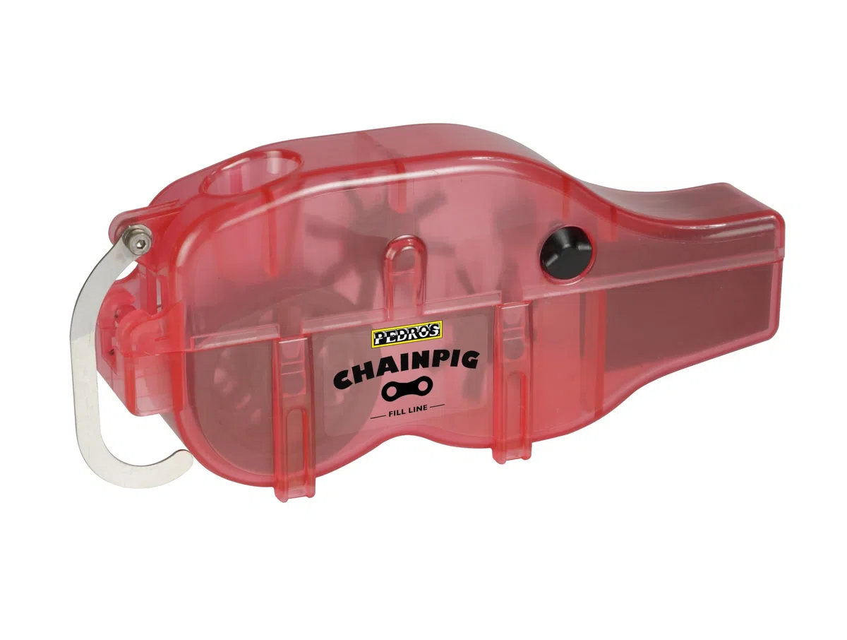Pedro's Pig II Chain Cleaning Machine, kolor czerwony