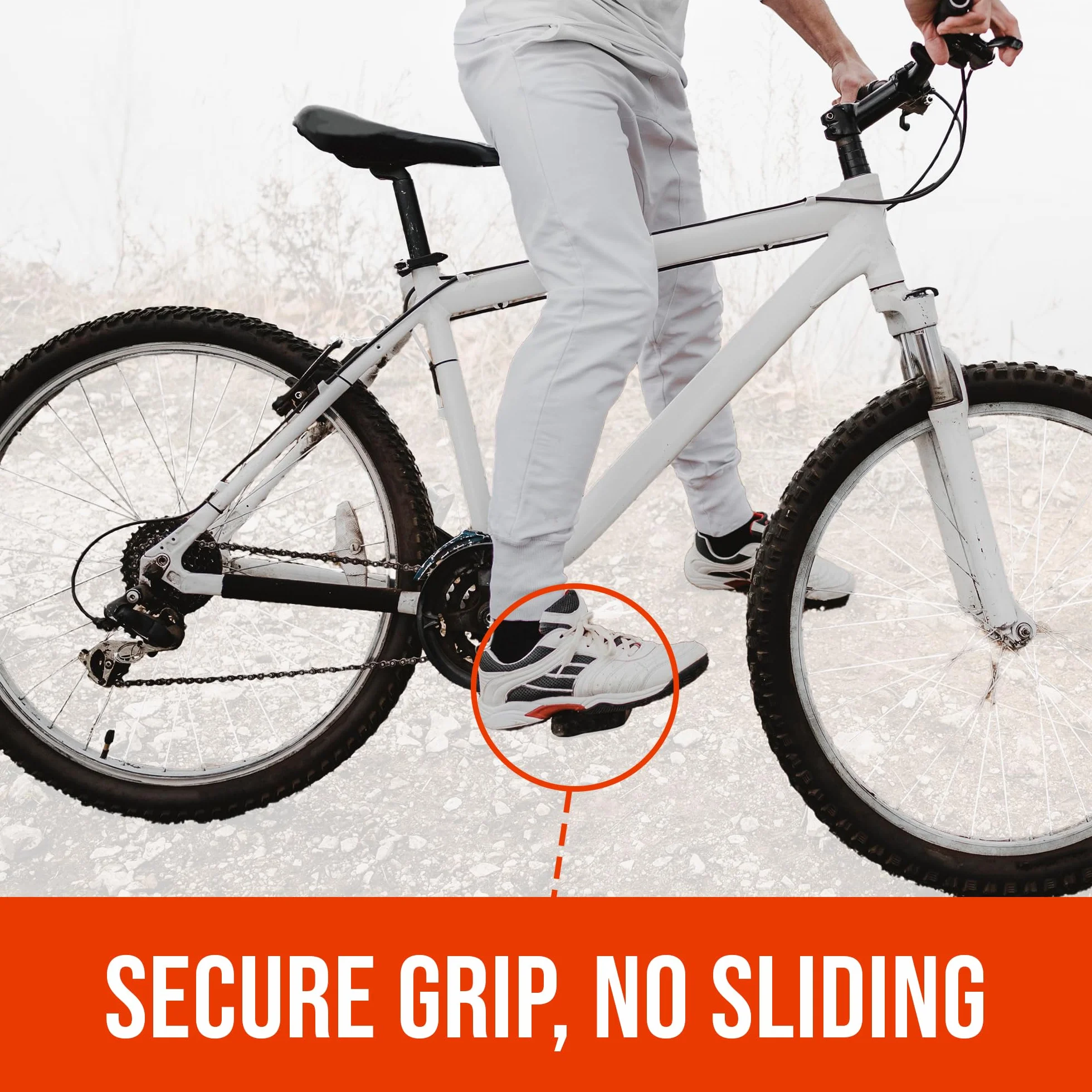 CB| Adapter do pedałów Crankbrothers Eggbeater i Candy MTB | Nie wymaga żadnych klamek | Przekształca bez zacisków w płaskie pedały | Dodaje przyczepności i komfortu …